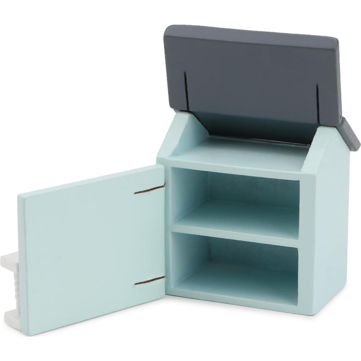 Cabaña Miniatura Cutemini Azul Decoración para Muñecas