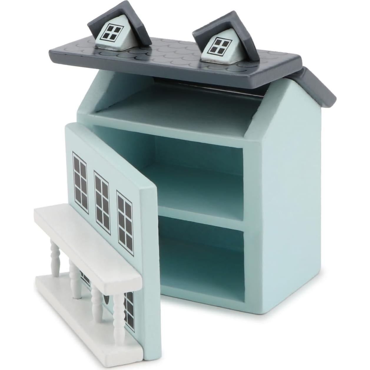 Cabaña Miniatura Cutemini Azul Decoración para Muñecas