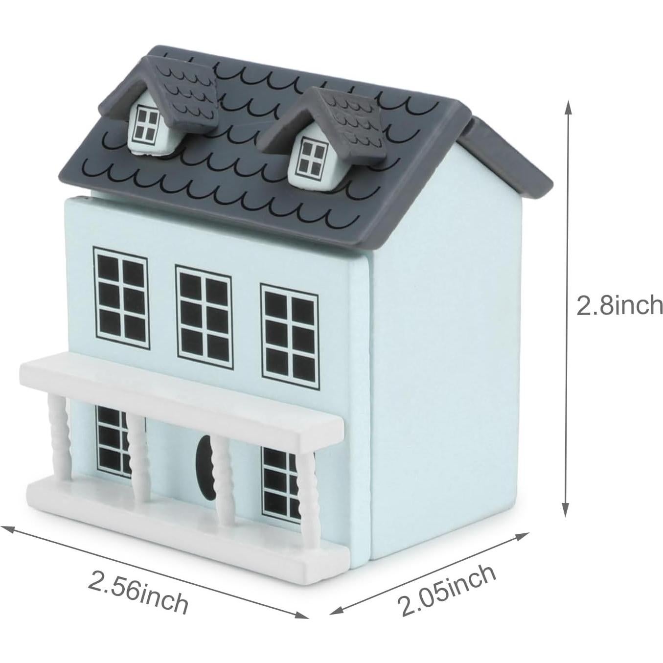 Cabaña Miniatura Cutemini Azul Decoración para Muñecas