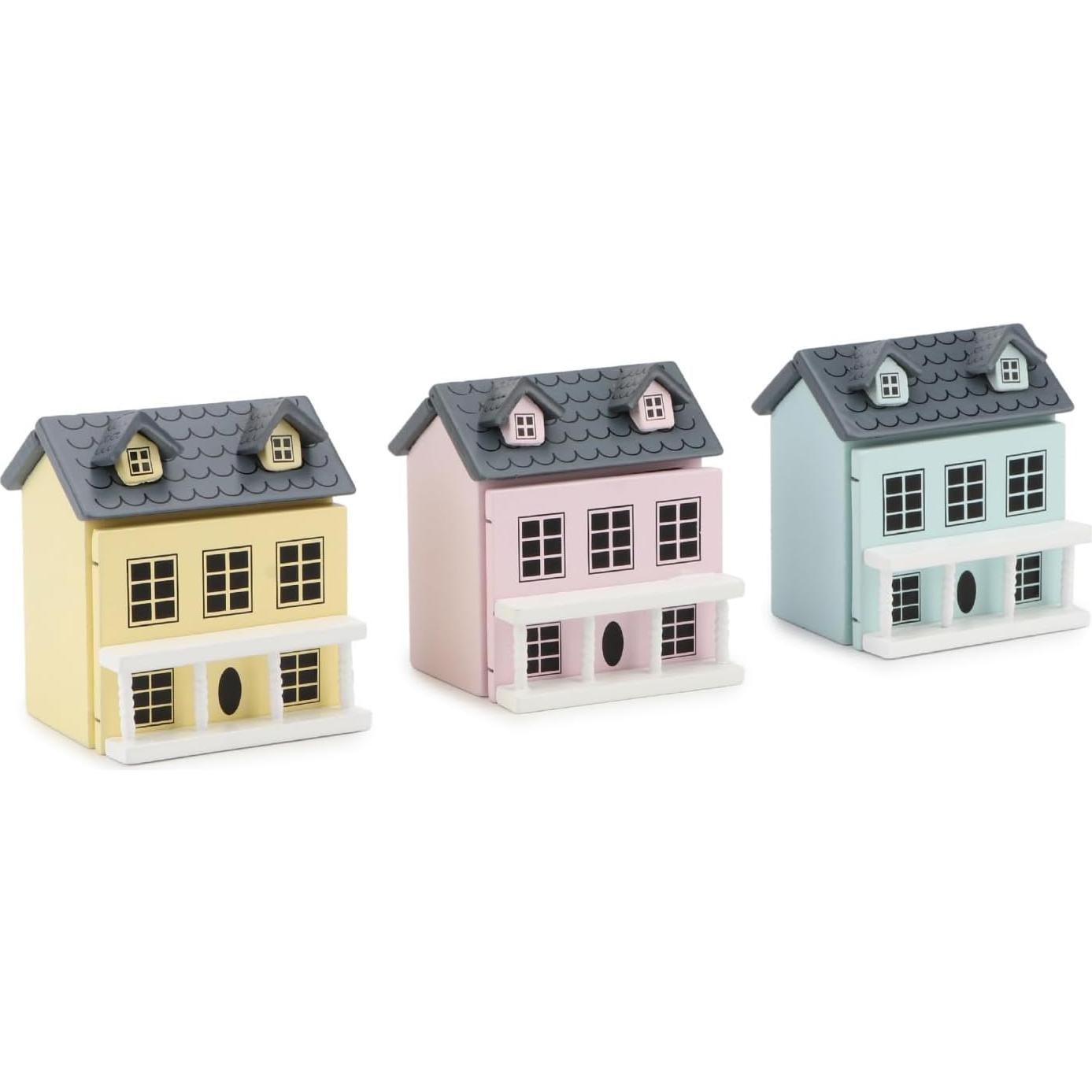 Cabaña Miniatura Cutemini Azul Decoración para Muñecas