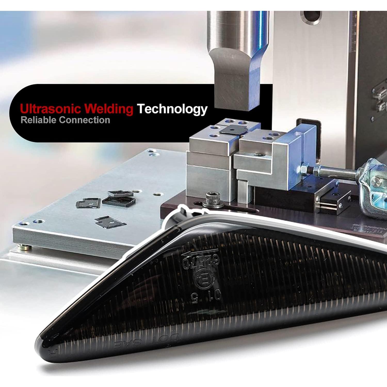 2 Pcs Luz de Marcador Lateral LED Ámbar BMW E46 2004-2006