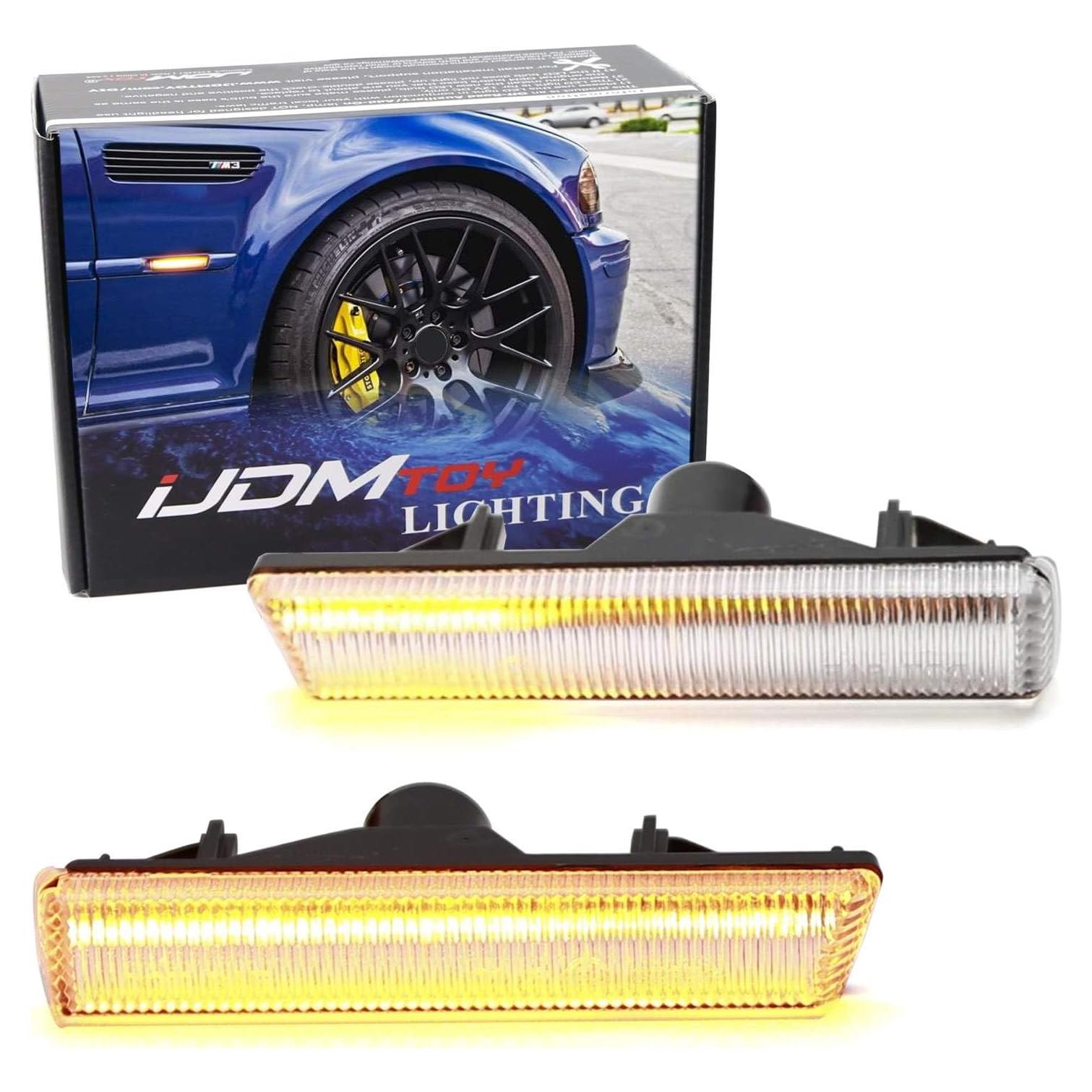 Lente LED Ámbar Secuencial iJDMTOY para BMW E46 M3/E38 740i