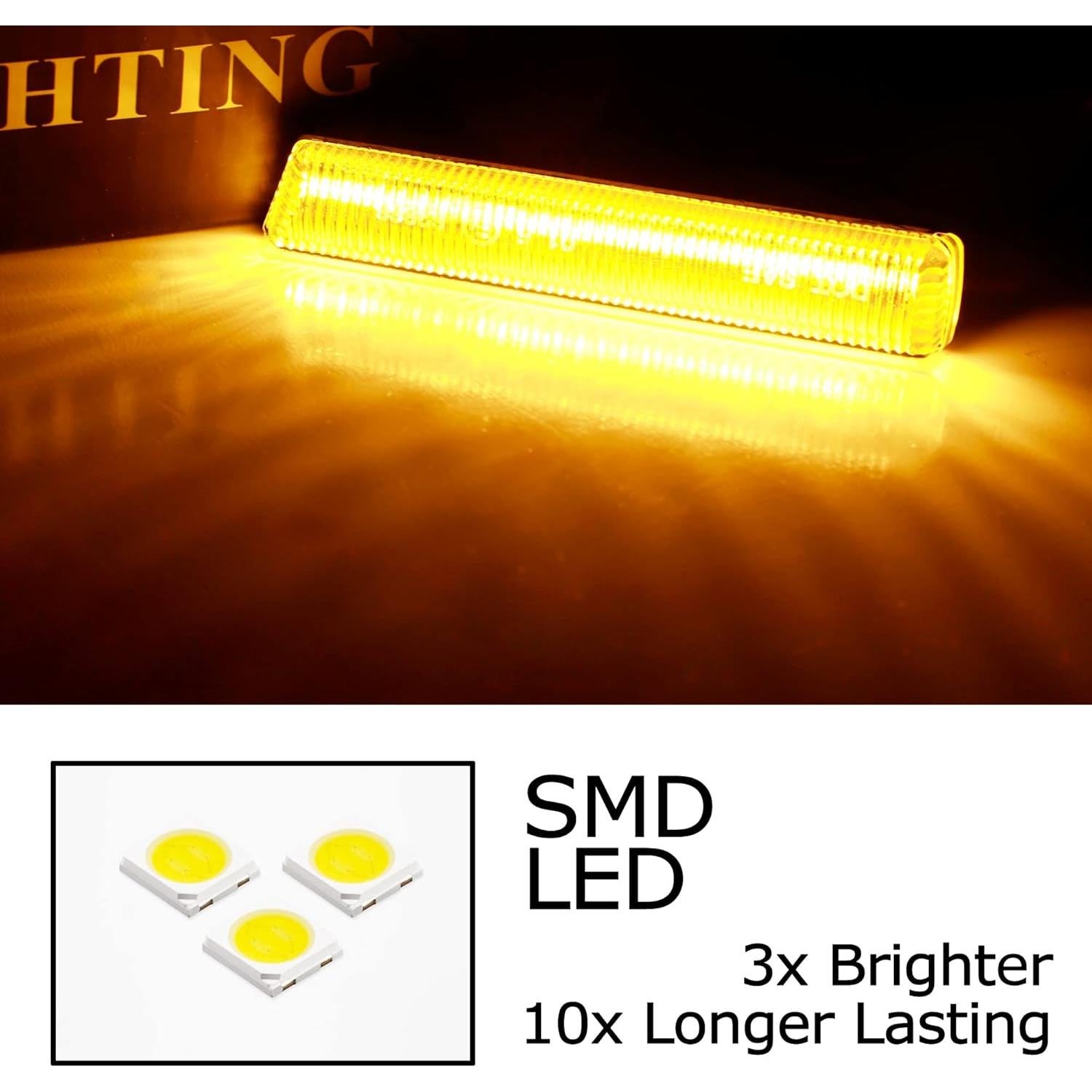 Lente LED Ámbar Secuencial iJDMTOY para BMW E46 M3/E38 740i