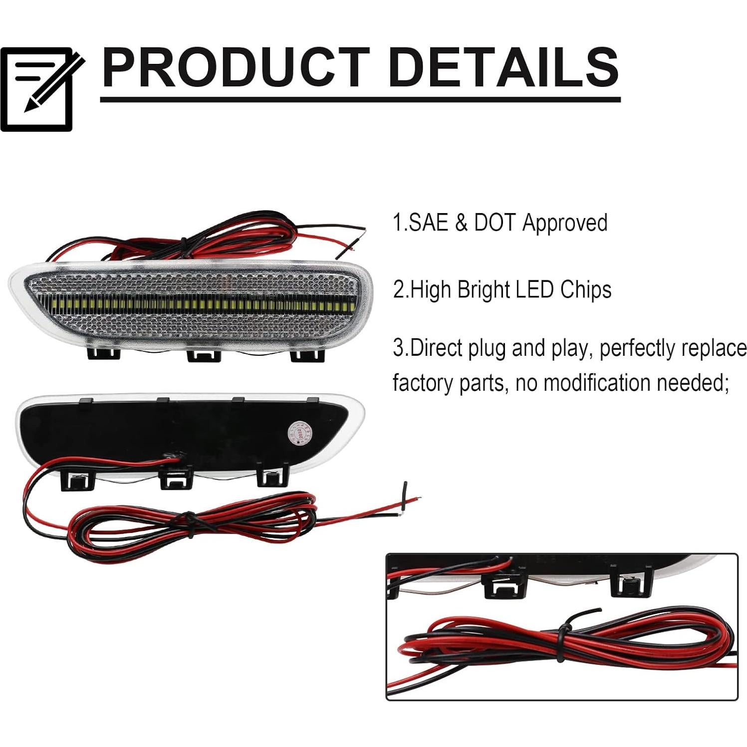 Luces de Marcador Lateral LED Mynoway E46 1999-2003 Ámbar