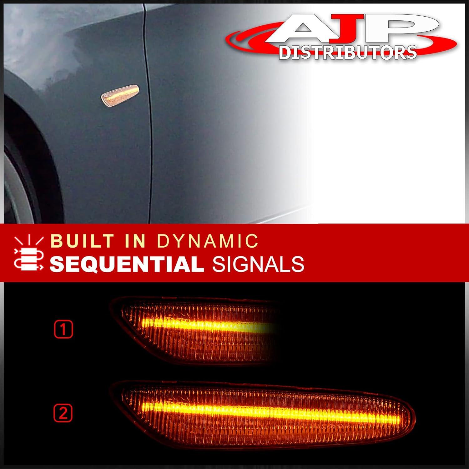 Lámparas LED Secuenciales Ámbar AJP para Marcador Lateral