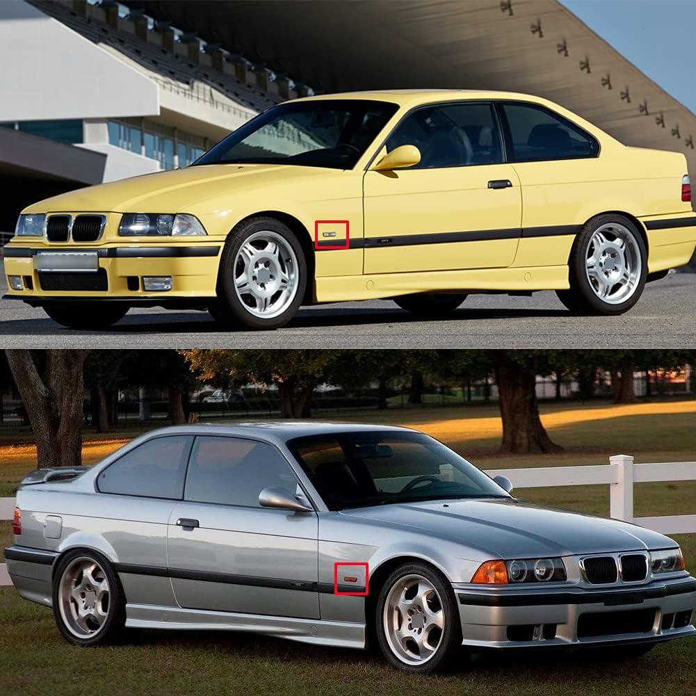 2 Piezas Luz de Marcador Lateral LED Ámbar BMW E36 E53