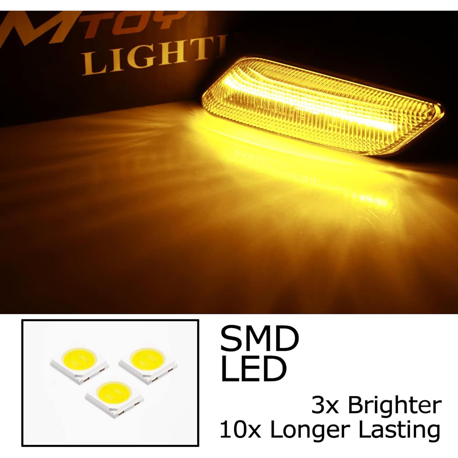 Luces de Marcador Lateral LED iJDMTOY para BMW Z3 1996-2002