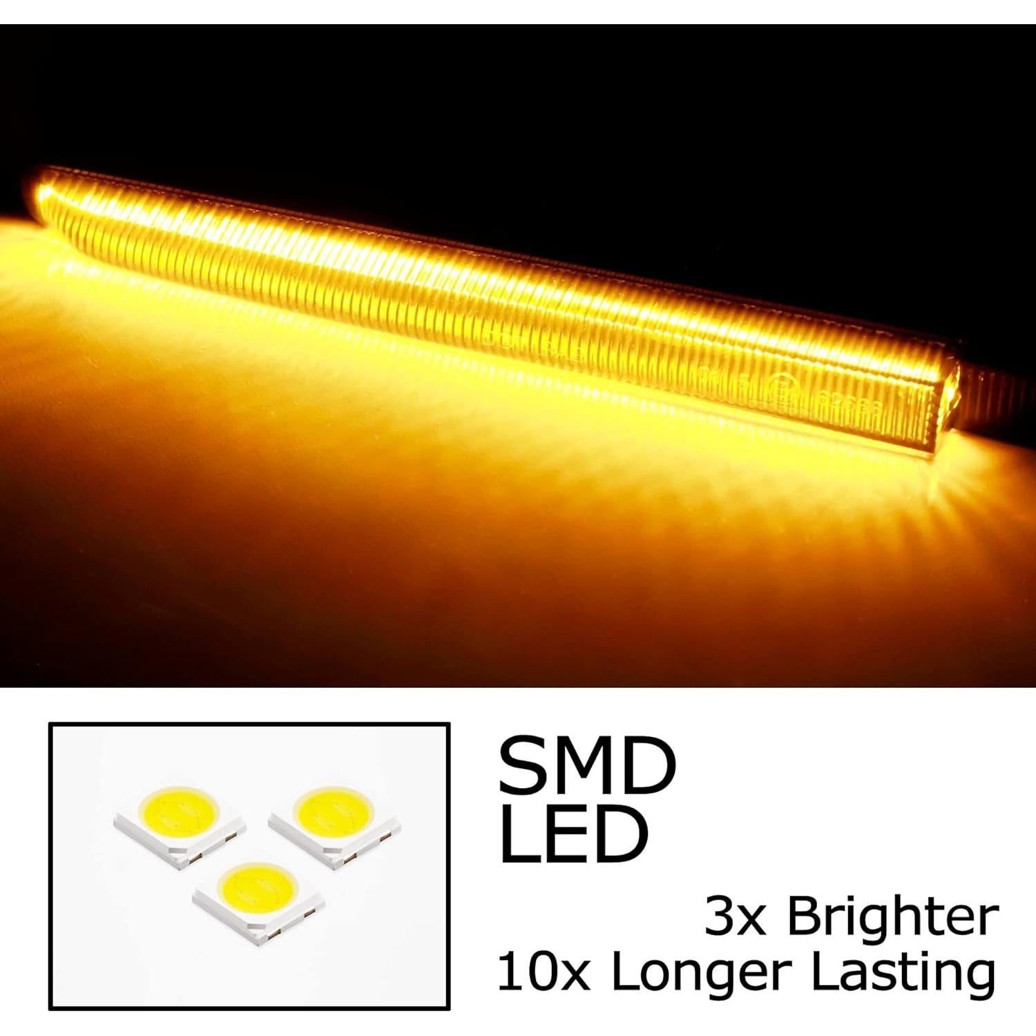 Kit Luz Señal Giro LED Ahumada Ámbar iJDMTOY para BMW E90 E92 E93