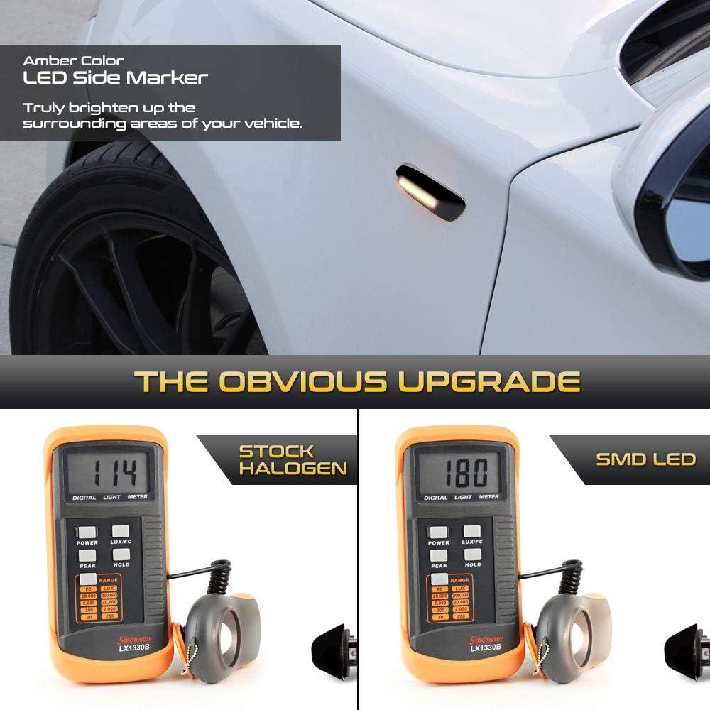 Luz LED Marcador Lateral VIPMOTOZ Ahumada para BMW E82 E88 E90 E91 E92 E93 E60 E61 E83