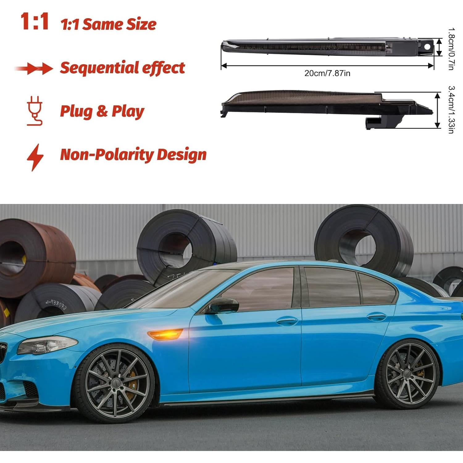 Luz de señal de giro LED Centika para BMW F10 M5 2010-2016