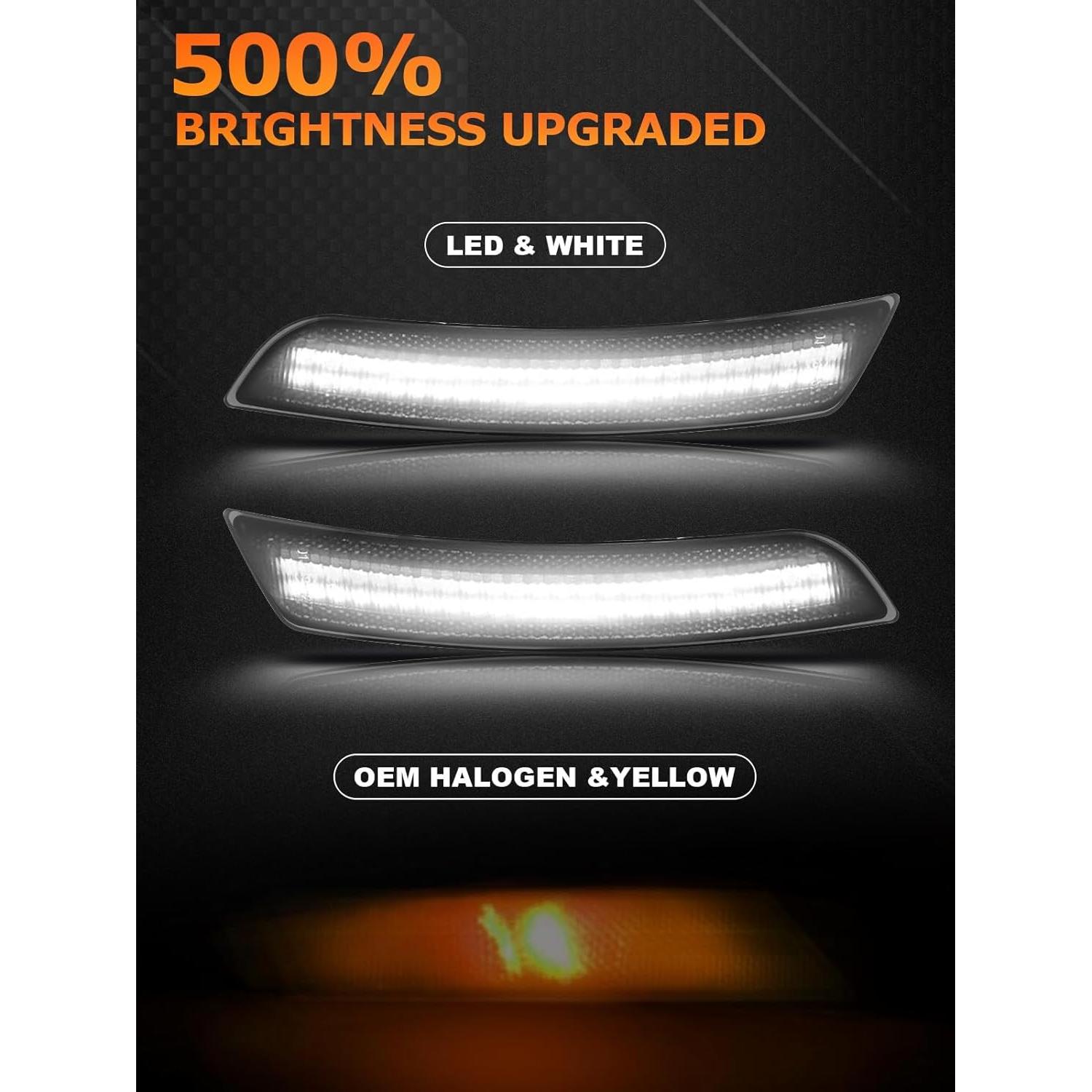 Luz de Marcador Lateral LED GDUKOP para Chevy Camaro 2016-2023