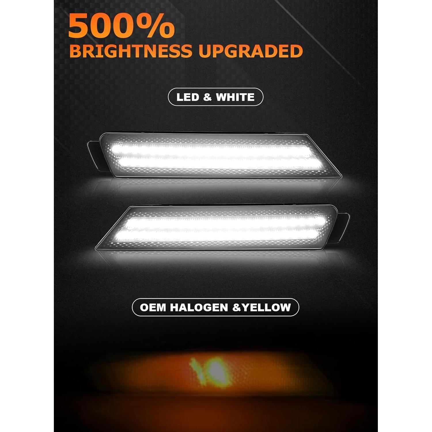 Luces de Marcador Lateral LED GDUKOP para Chevy Camaro 2010-2015