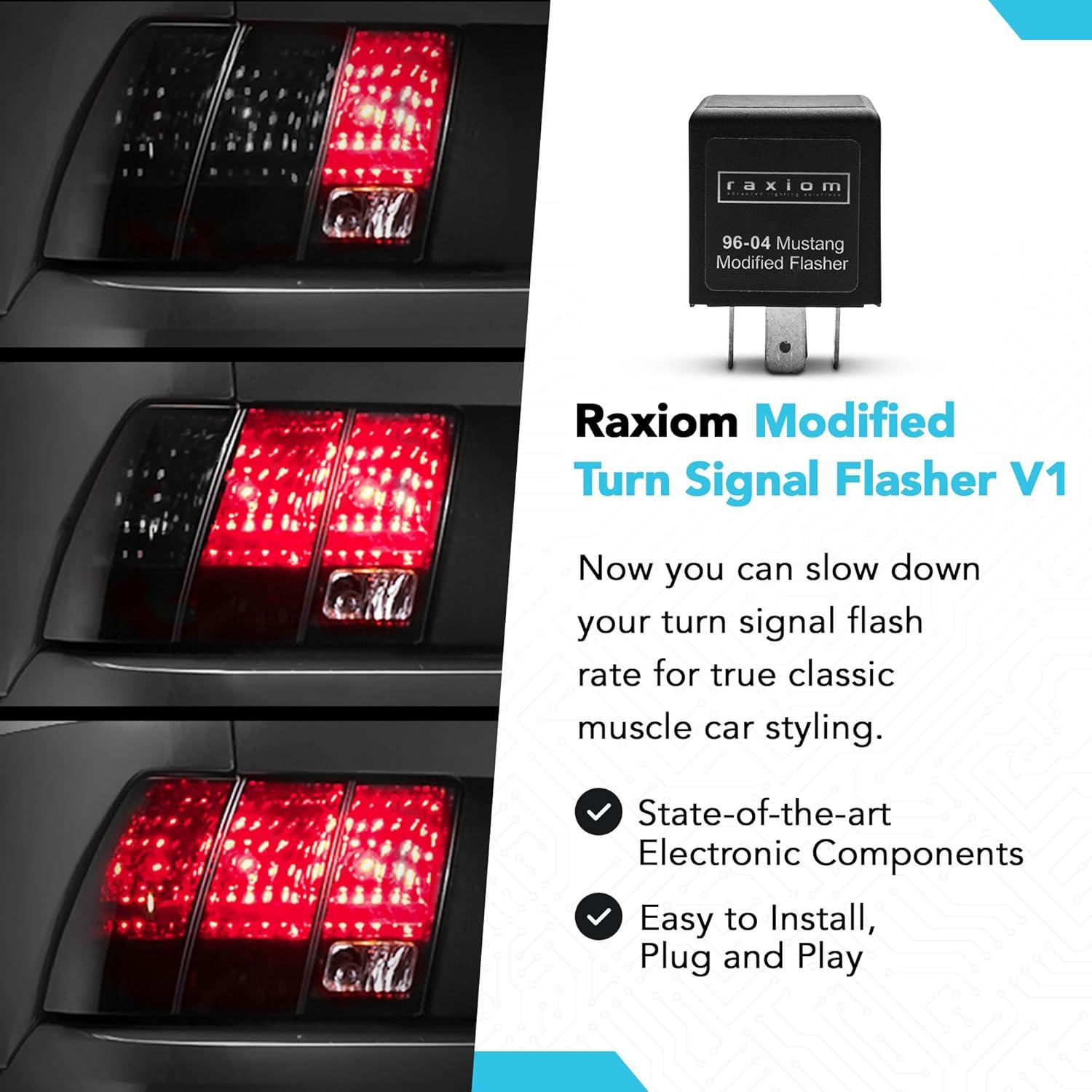 Flasher de Señal de Giro Raxiom V1 para Mustang 1996-2004