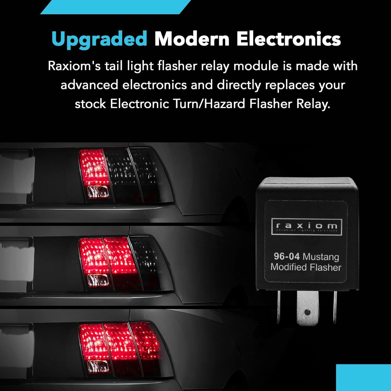 Flasher de Señal de Giro Raxiom V1 para Mustang 1996-2004