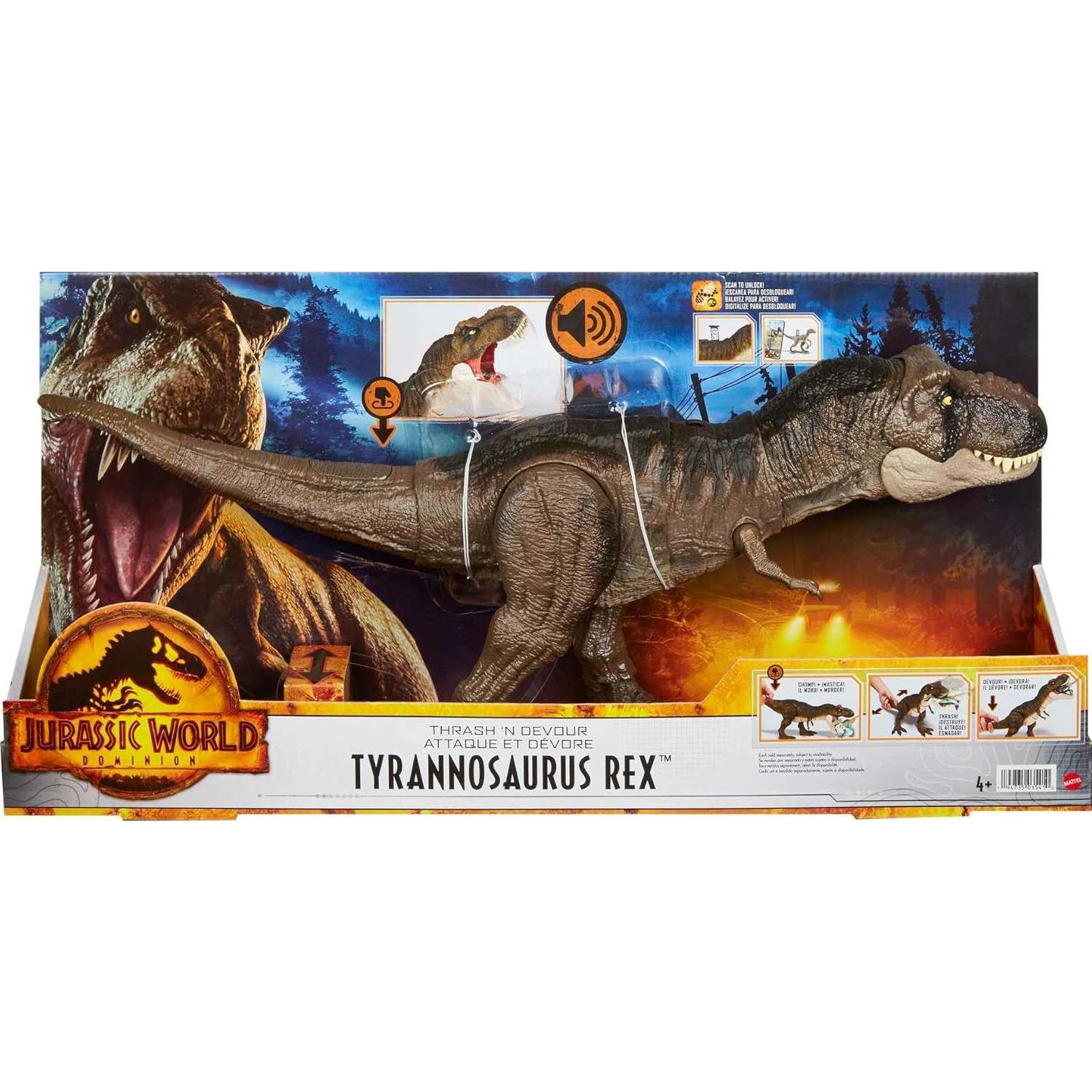 Figura de Acción Mattel T. Rex Jurassic World 53 cm