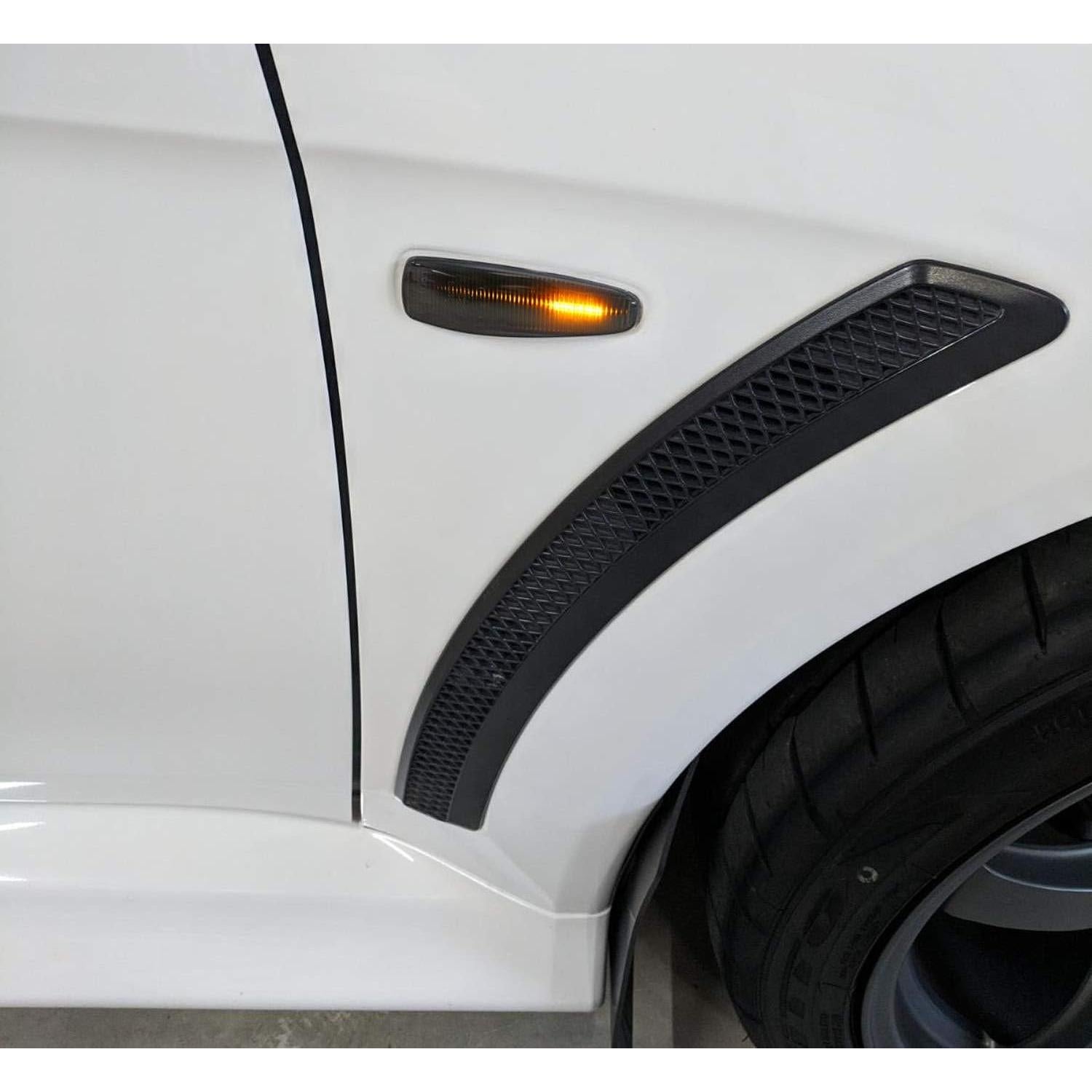 Luz de Marcador Lateral LED iJDMTOY Ámbar Secuencial para Mitsubishi