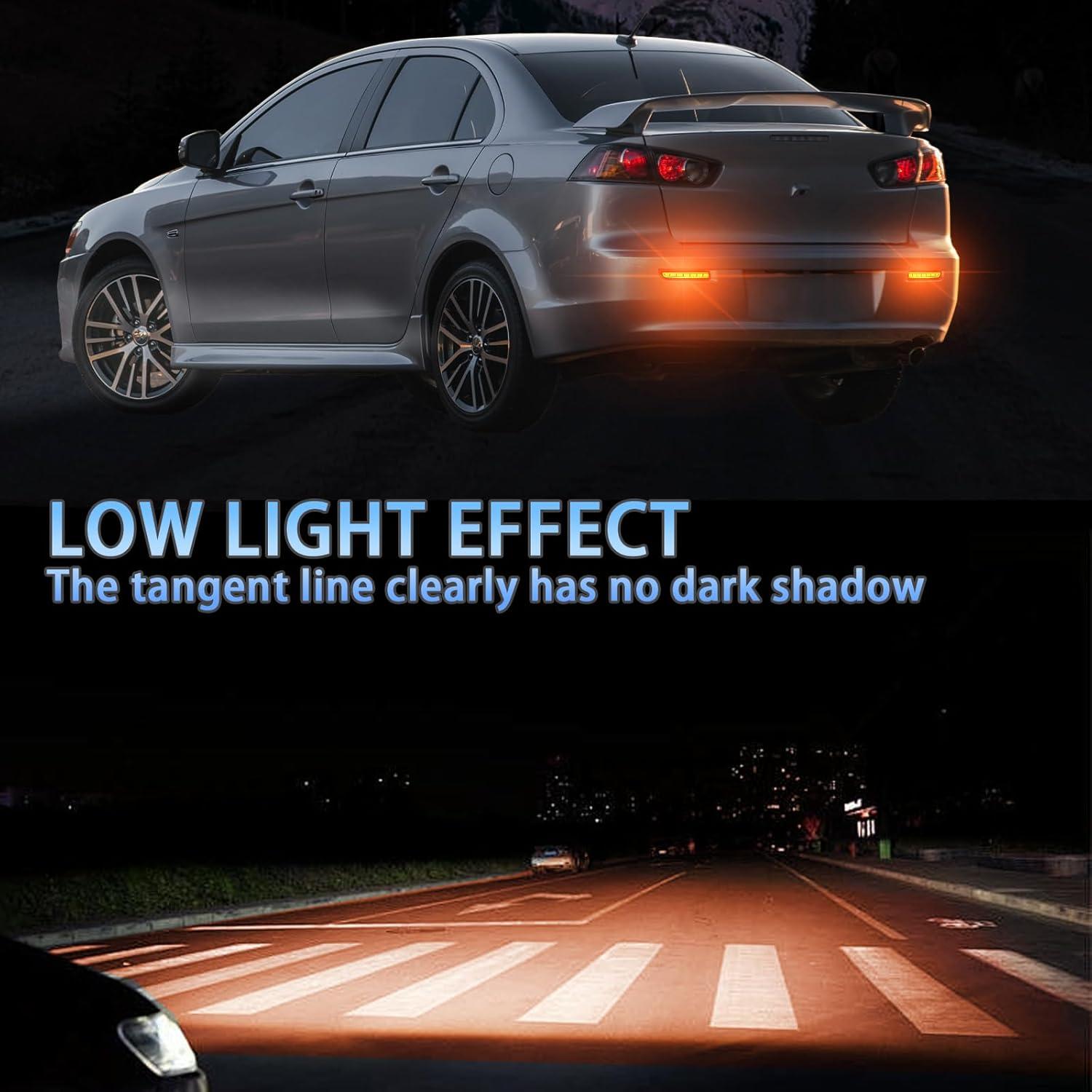Reflector LED Trasero PGTOPONE para Mitsubishi Lancer y Outlander