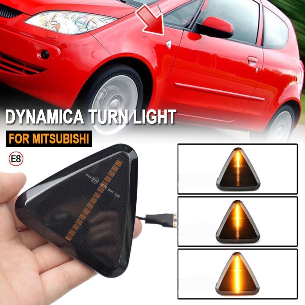 Luz de Marcador LED Amarilla Kakulkomen para Mitsubishi Colt