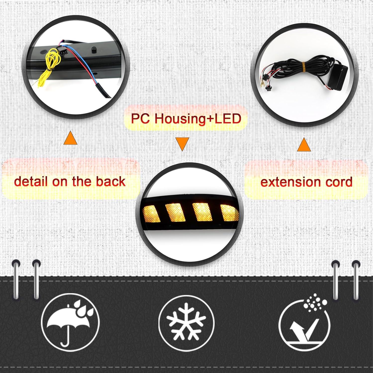 Luz LED de Circulación Diurna y Antiniebla para Honda Civic Type R 2017-2021
