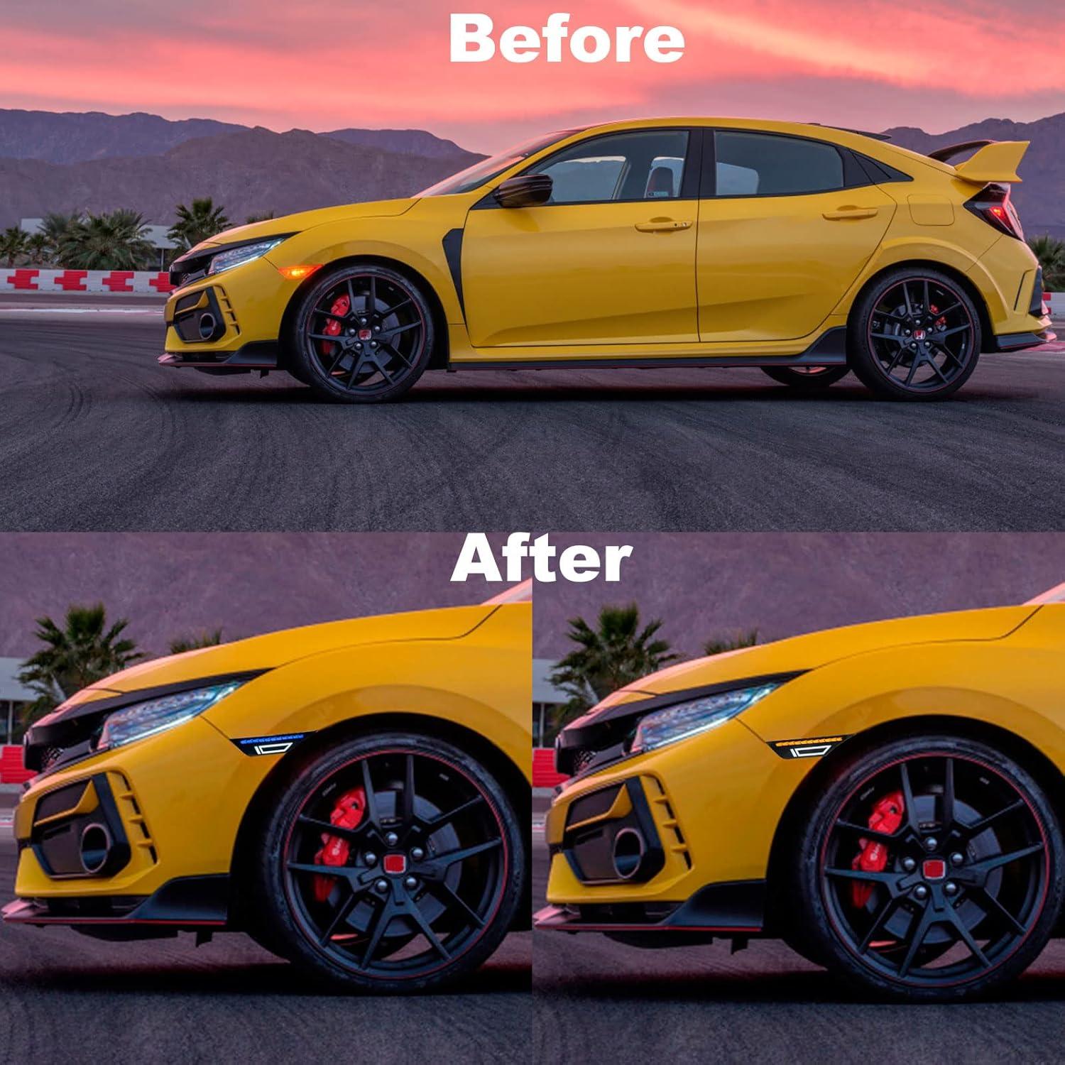 Luces de Señal de Giro LED DUNTUO para Honda Civic 2016-2021