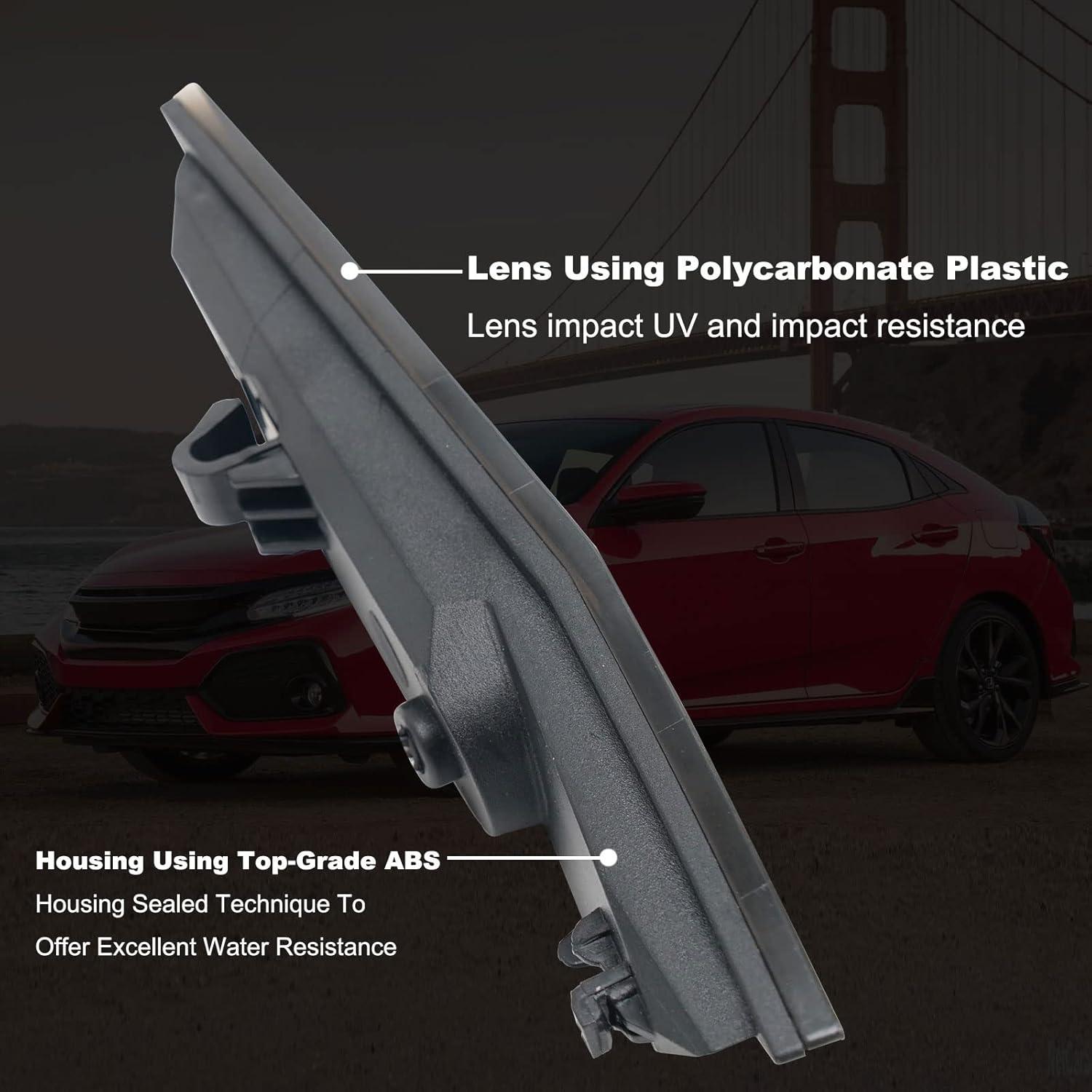 Luces de Señal de Giro LED DUNTUO para Honda Civic 2016-2021