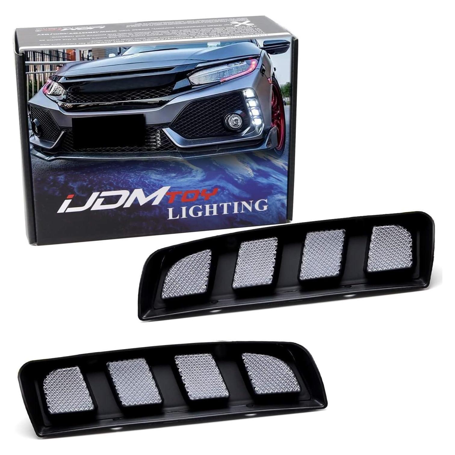 Kit Luz Diurna LED Switchback iJDMTOY para Honda Civic Type-R 2017-2021