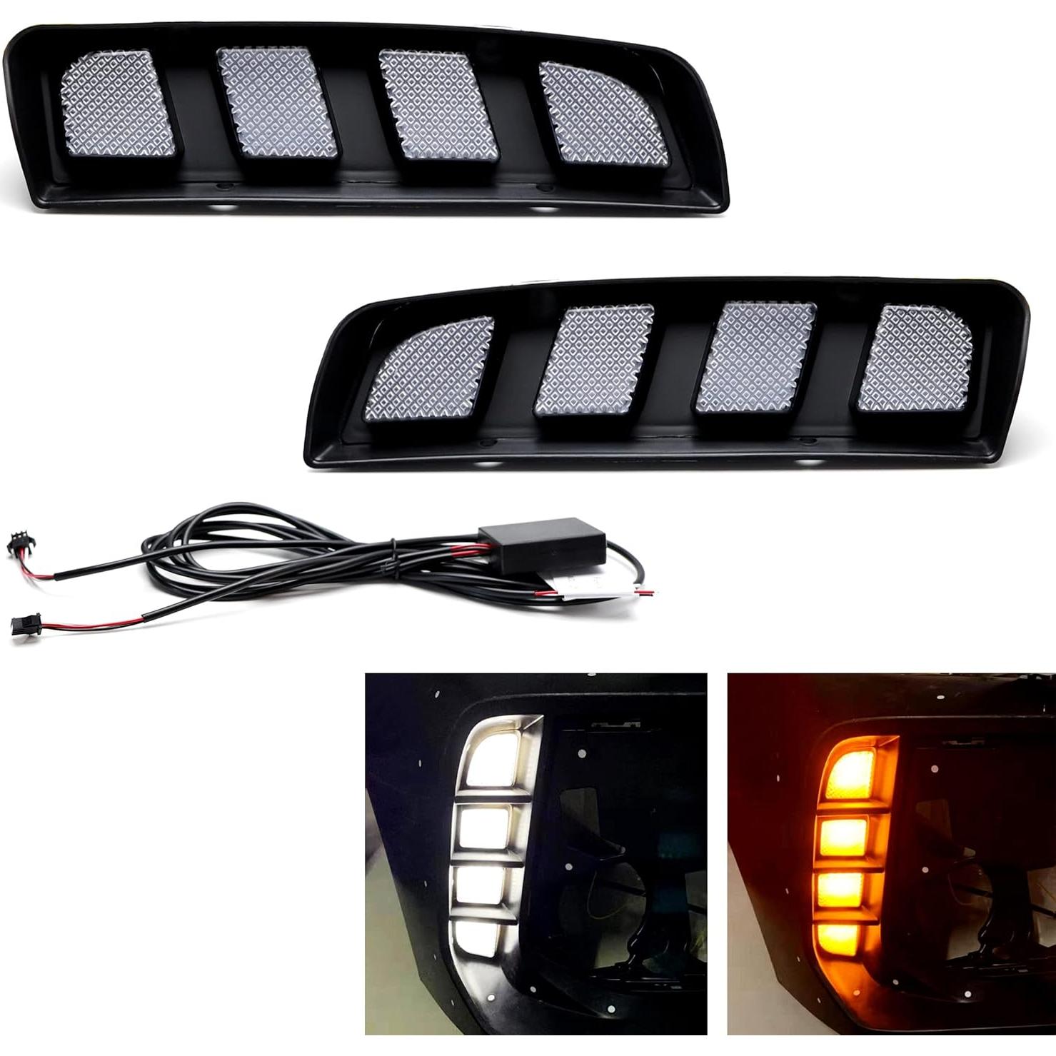 Kit Luz Diurna LED Switchback iJDMTOY para Honda Civic Type-R 2017-2021