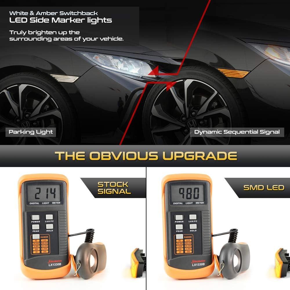 Luz de Marcador Lateral LED Ámbar VIPMOTOZ para Honda Civic 2016-2021