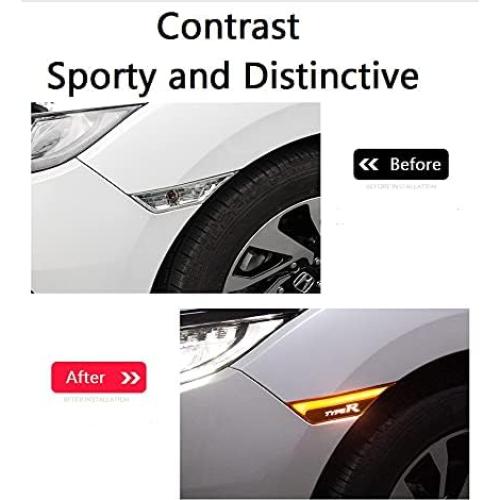 Lámpara de Señal LED Secuencial TanReborn para Honda Civic 2016-2021