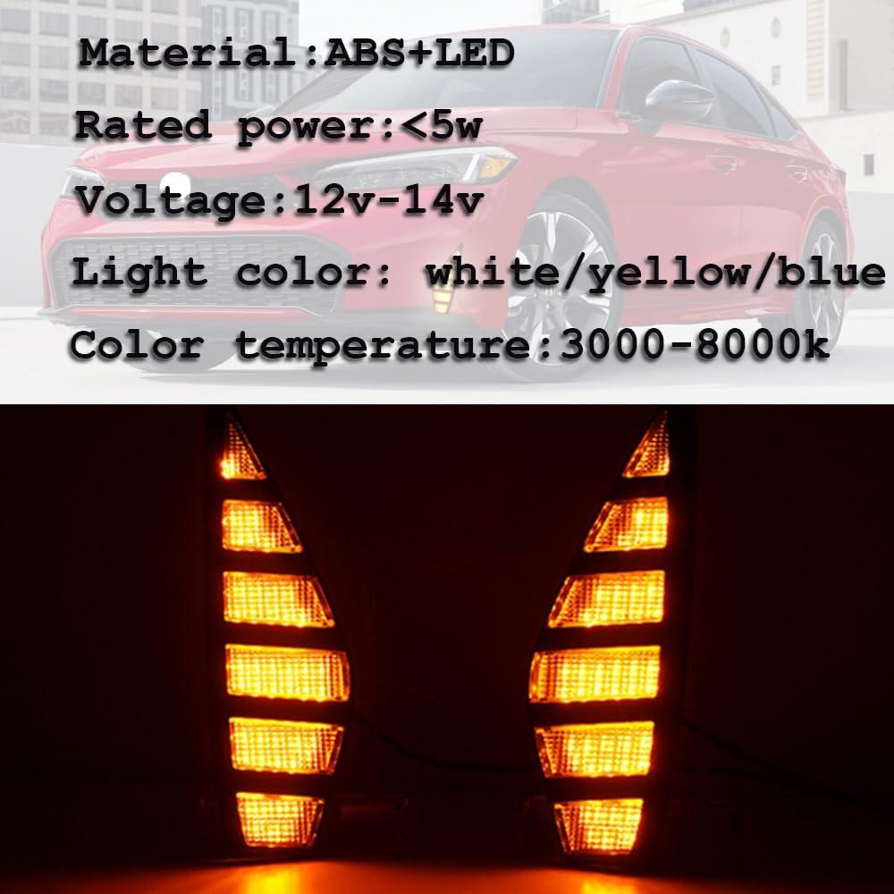 Luz de Niebla Diurna LED ALWAYSTECZON para Honda Civic 2025