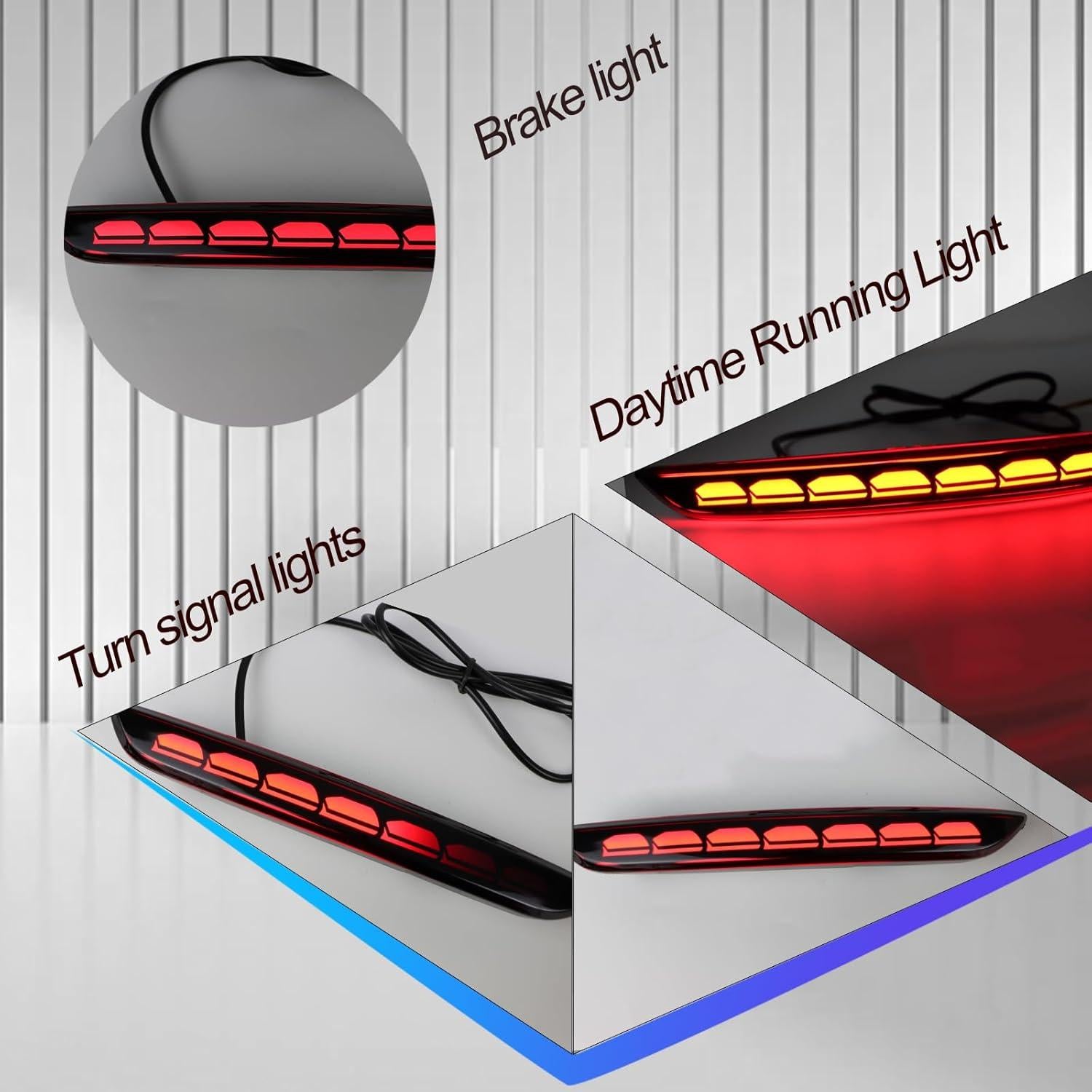 Lámparas de Niebla LED Ahumadas para Honda Civic 2022-2024