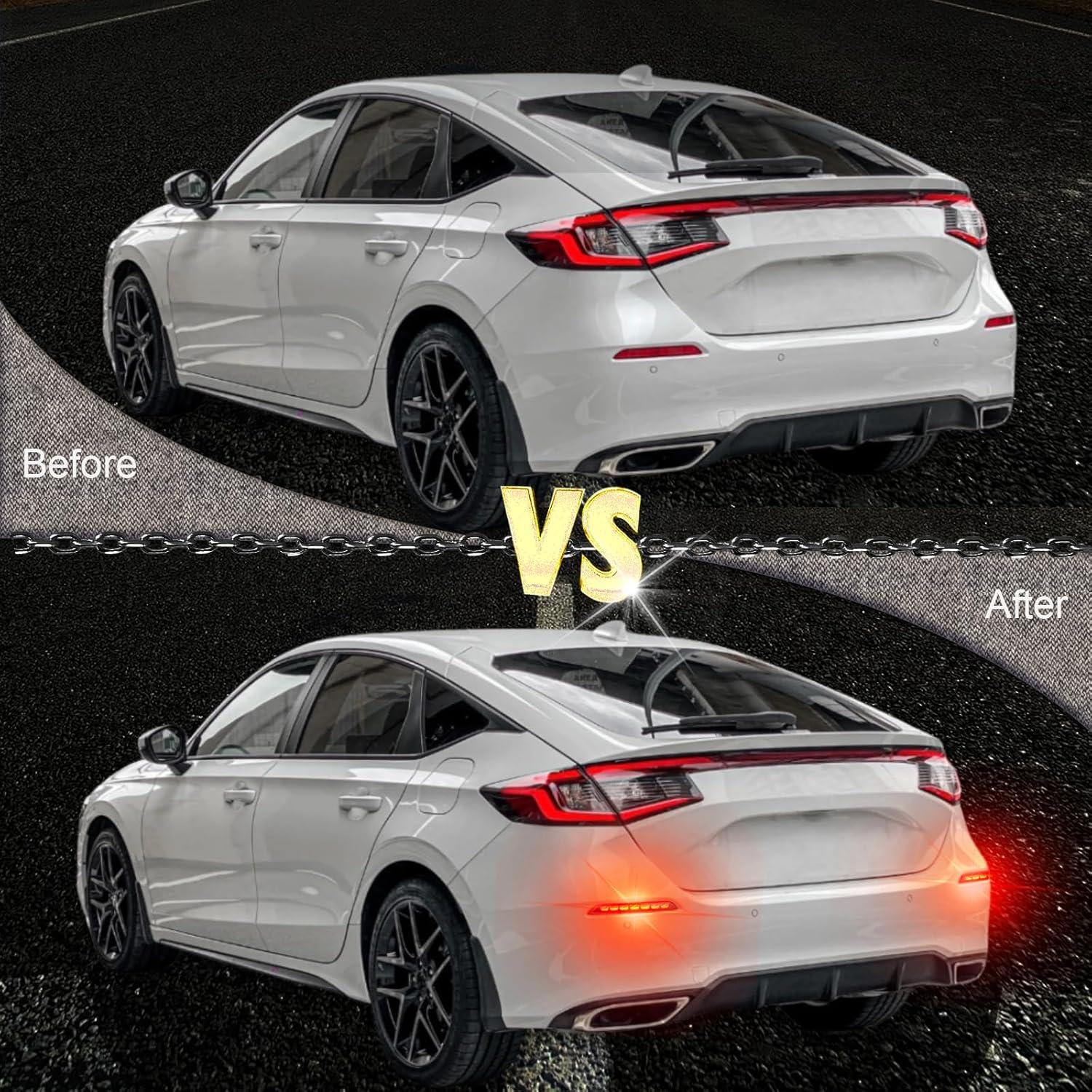 Lámparas de Niebla LED Ahumadas para Honda Civic 2022-2024