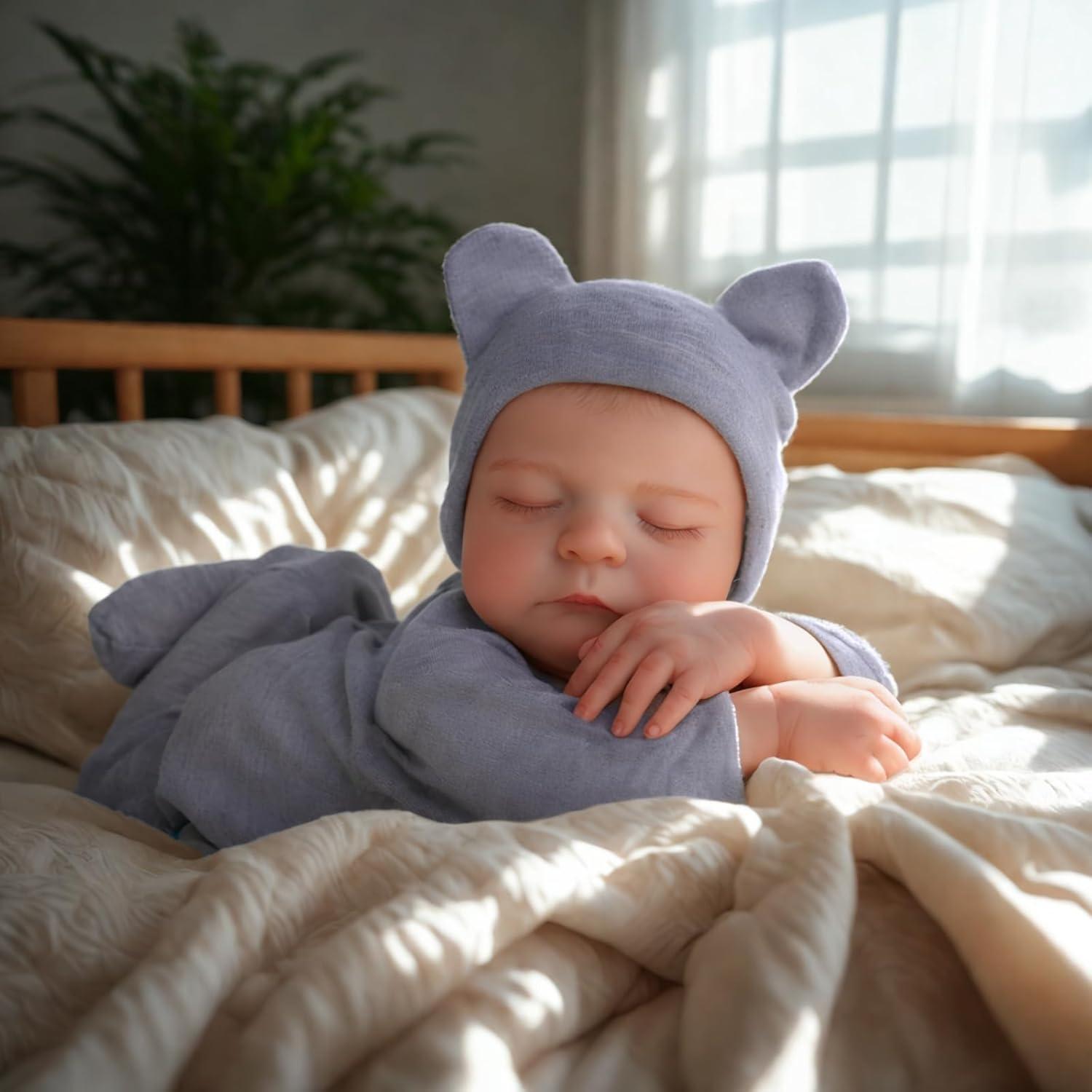 Muñeca de Bebé Renacida JIZHI 43 cm Realista con Accesorios