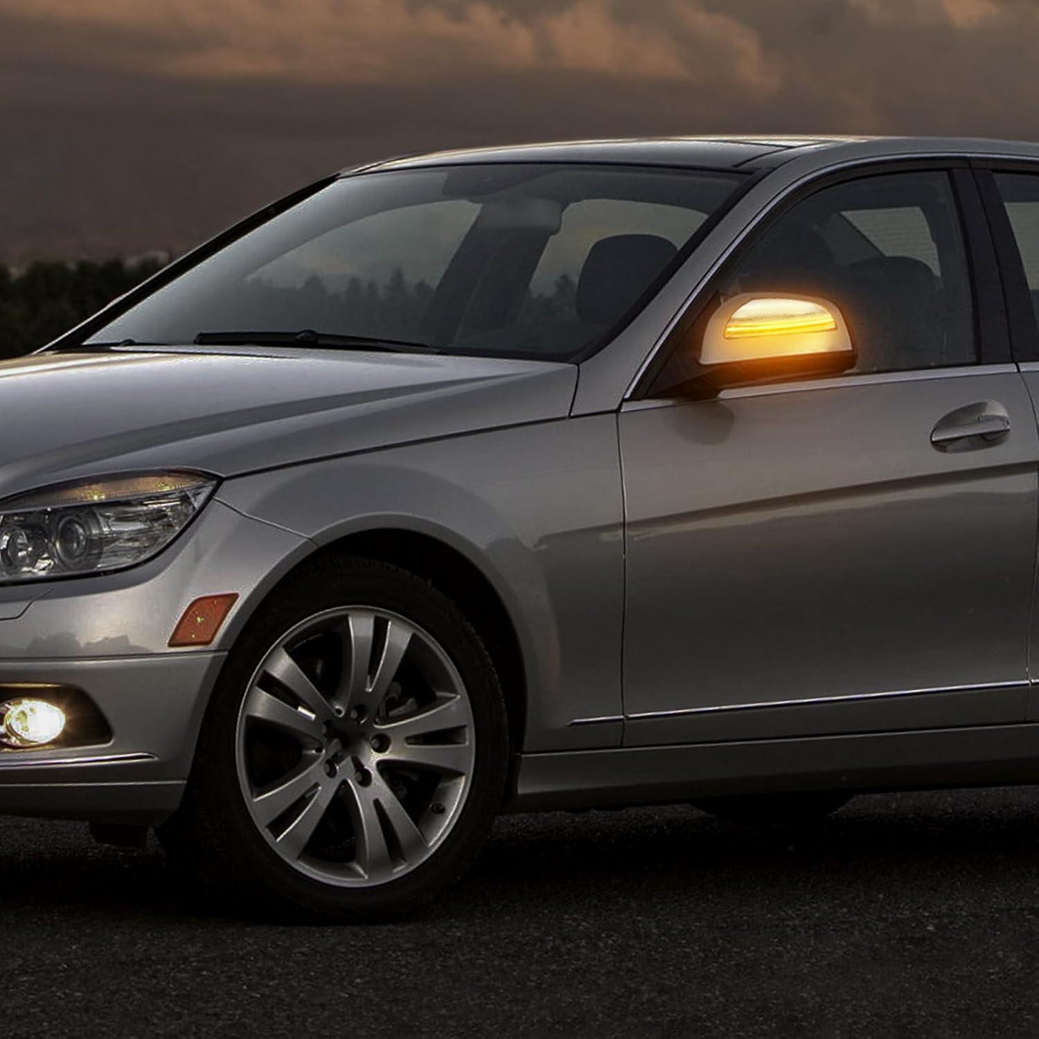 Luces de Señal de Giro LED HTZCMOTO para Espejo Lateral