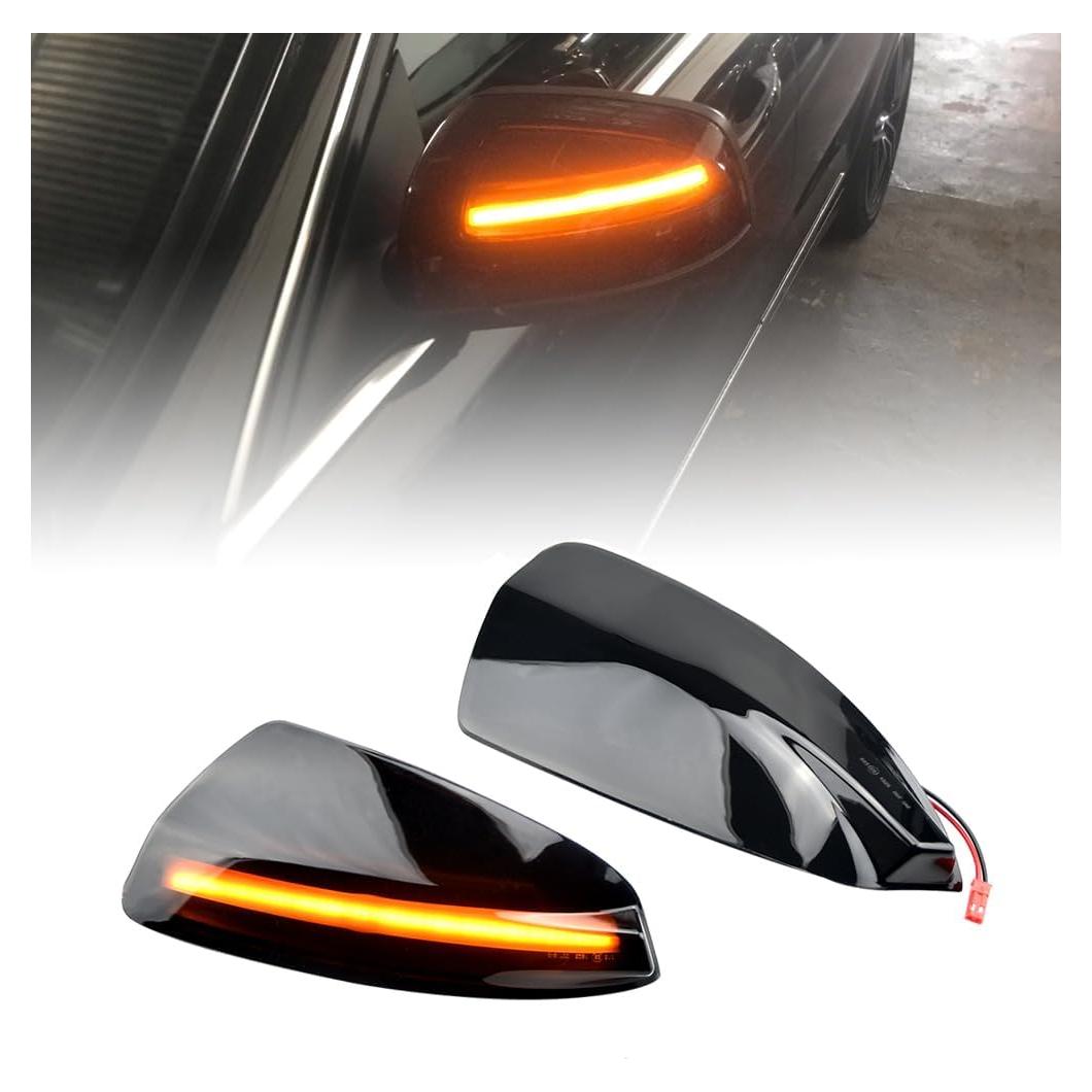 Luces de Señal de Giro LED QKLsudua para Espejos Laterales