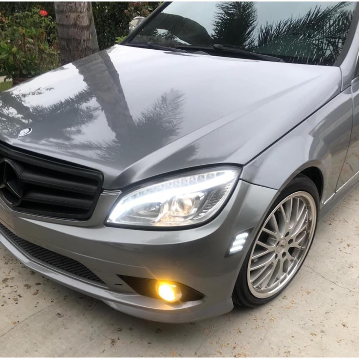 Luz Marcador Lateral LED iJDMTOY Ahumada para Mercedes W204