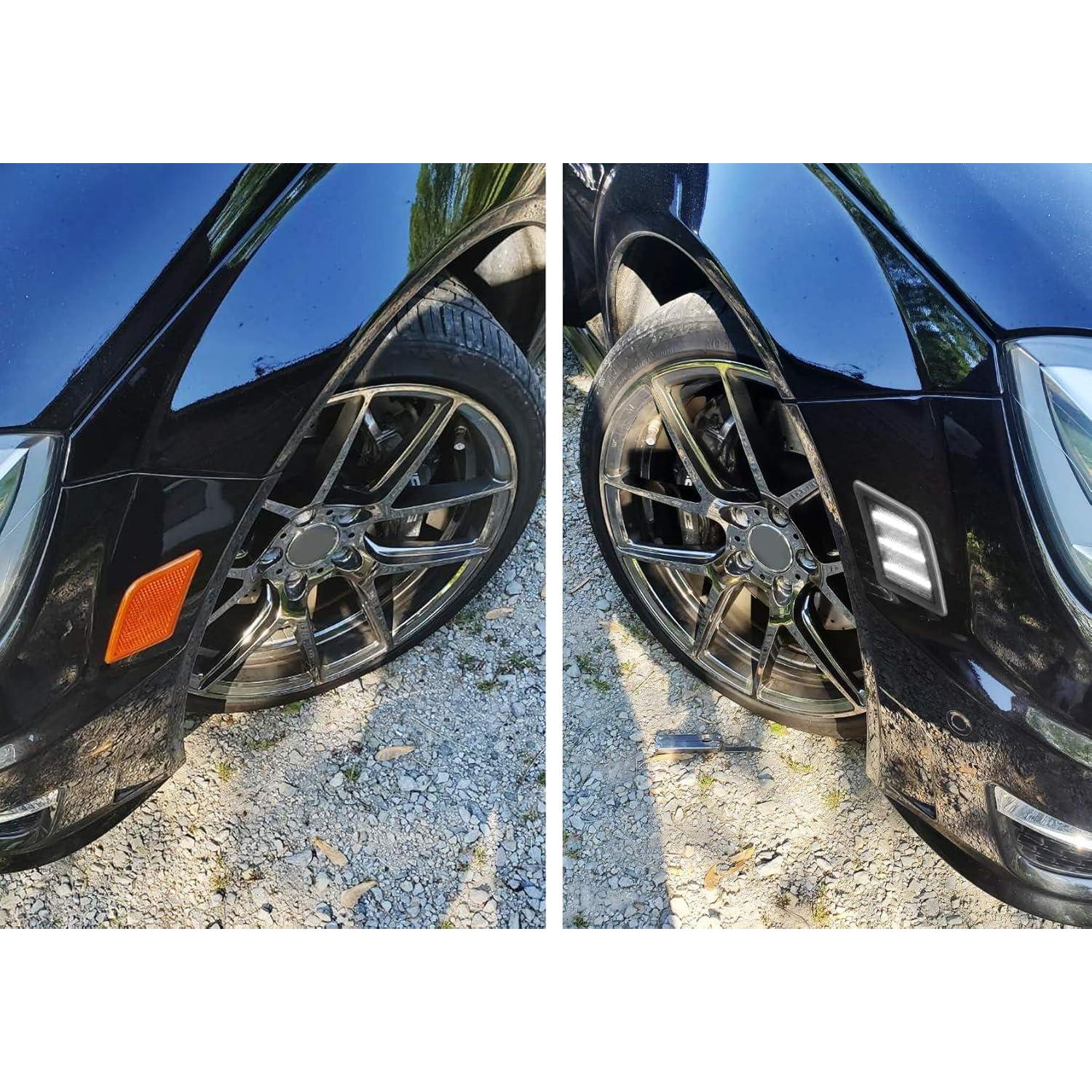 Luz Marcador Lateral LED iJDMTOY Ahumada para Mercedes W204