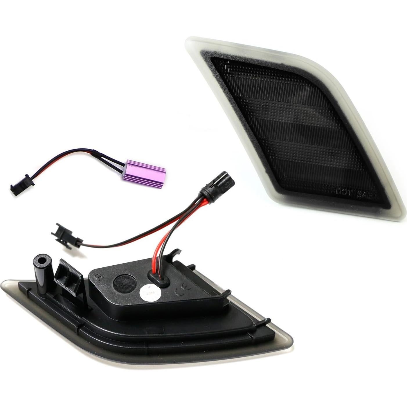 Luz Marcador Lateral LED iJDMTOY Ahumada para Mercedes W204