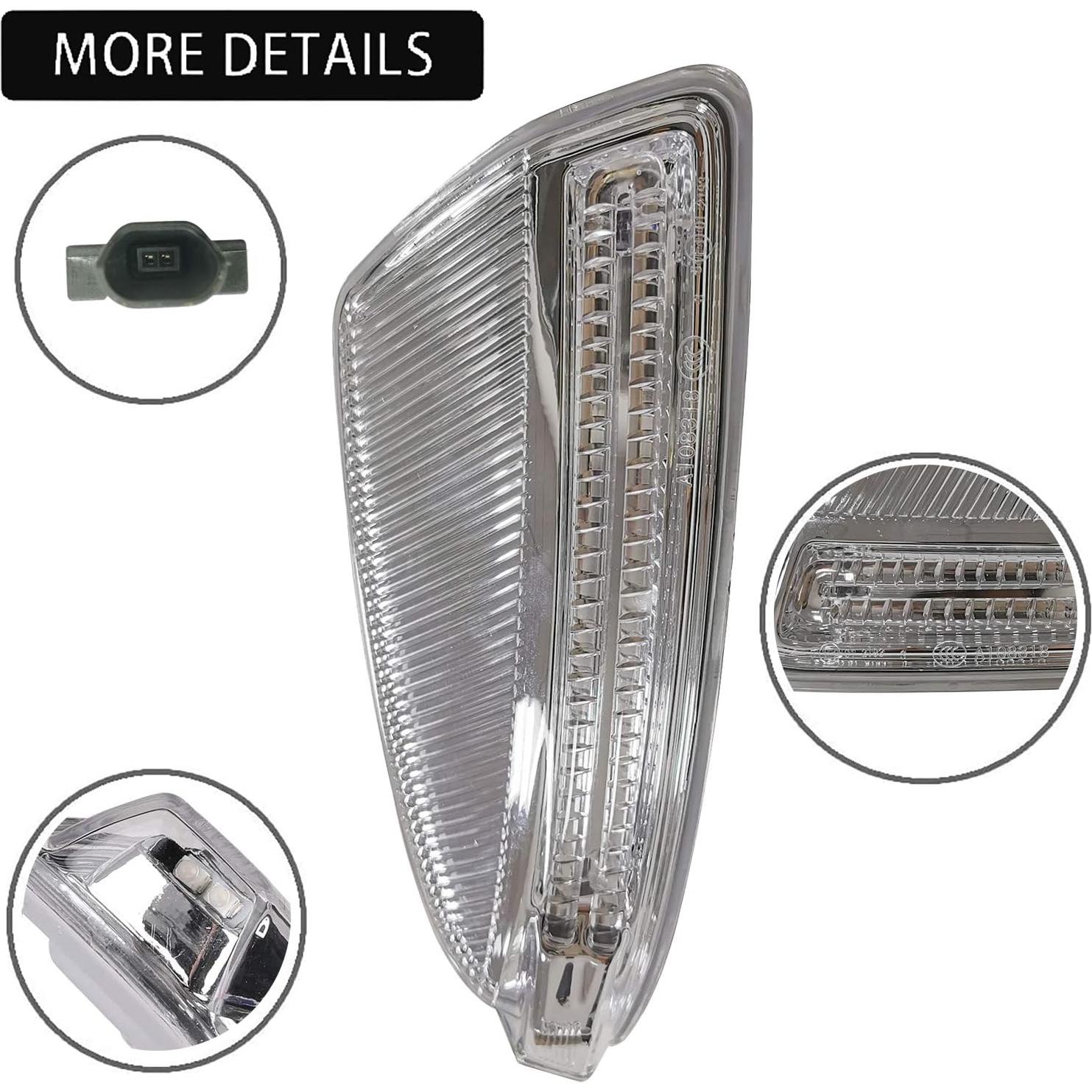 Carcasa Espejo Lateral LED KYYET para Mercedes W204 Derecha