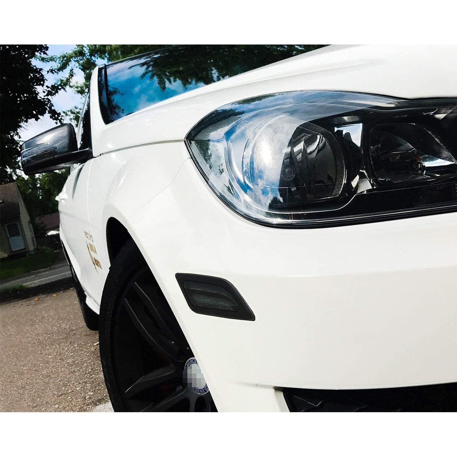 Kit Luz Marcador Lateral LED Ahumada Ámbar iJDMTOY para Mercedes 2012-14