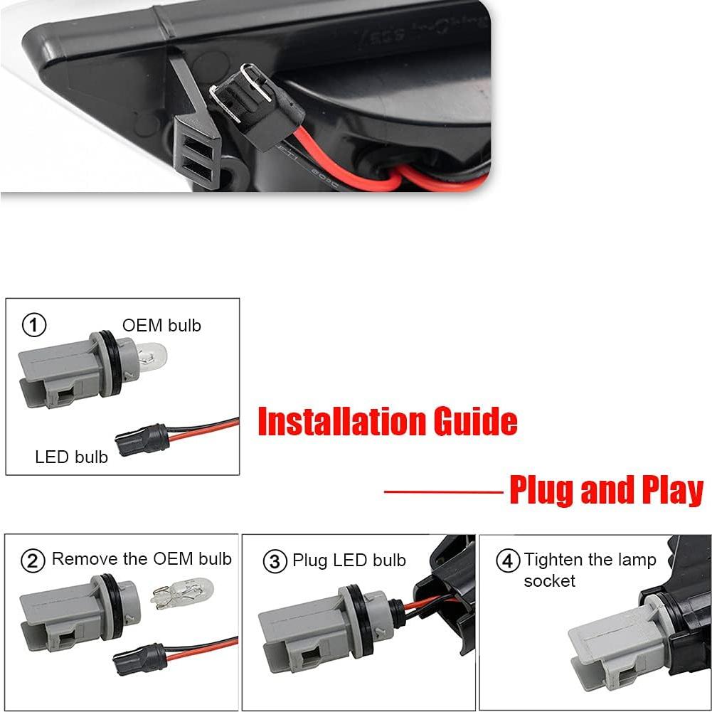 Kits de luces LED NJSBYL para Mercedes Benz W212 E-Class 2010-2013