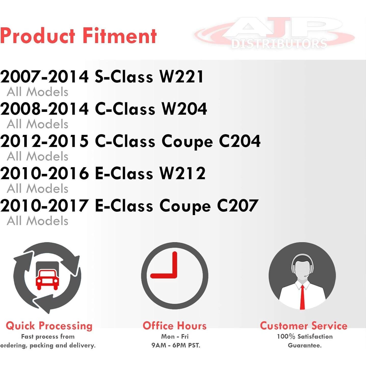 Señal de Giro LED Secuencial AJP para Espejos Mercedes-Benz