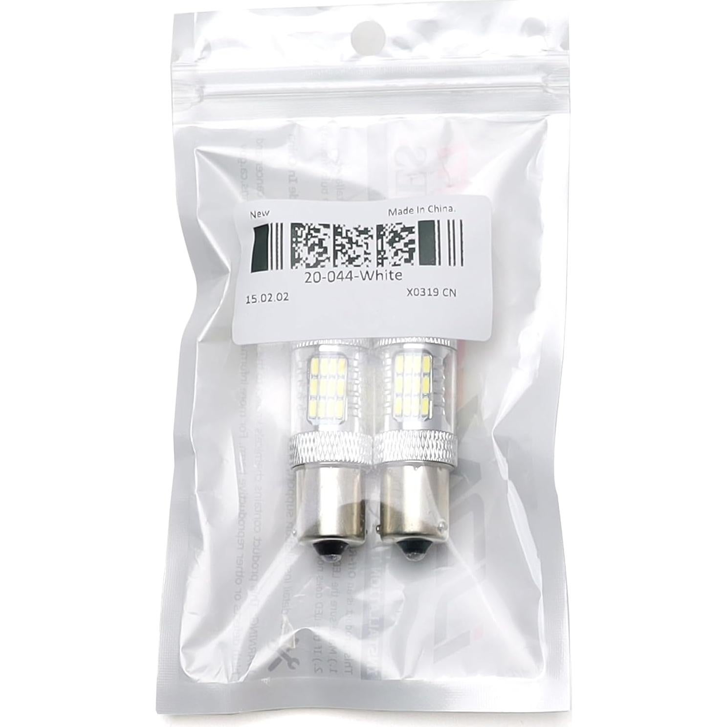 Bombillas LED iJDMTOY 54-SMD 7507 PY21W Canbus Blancas para BMW