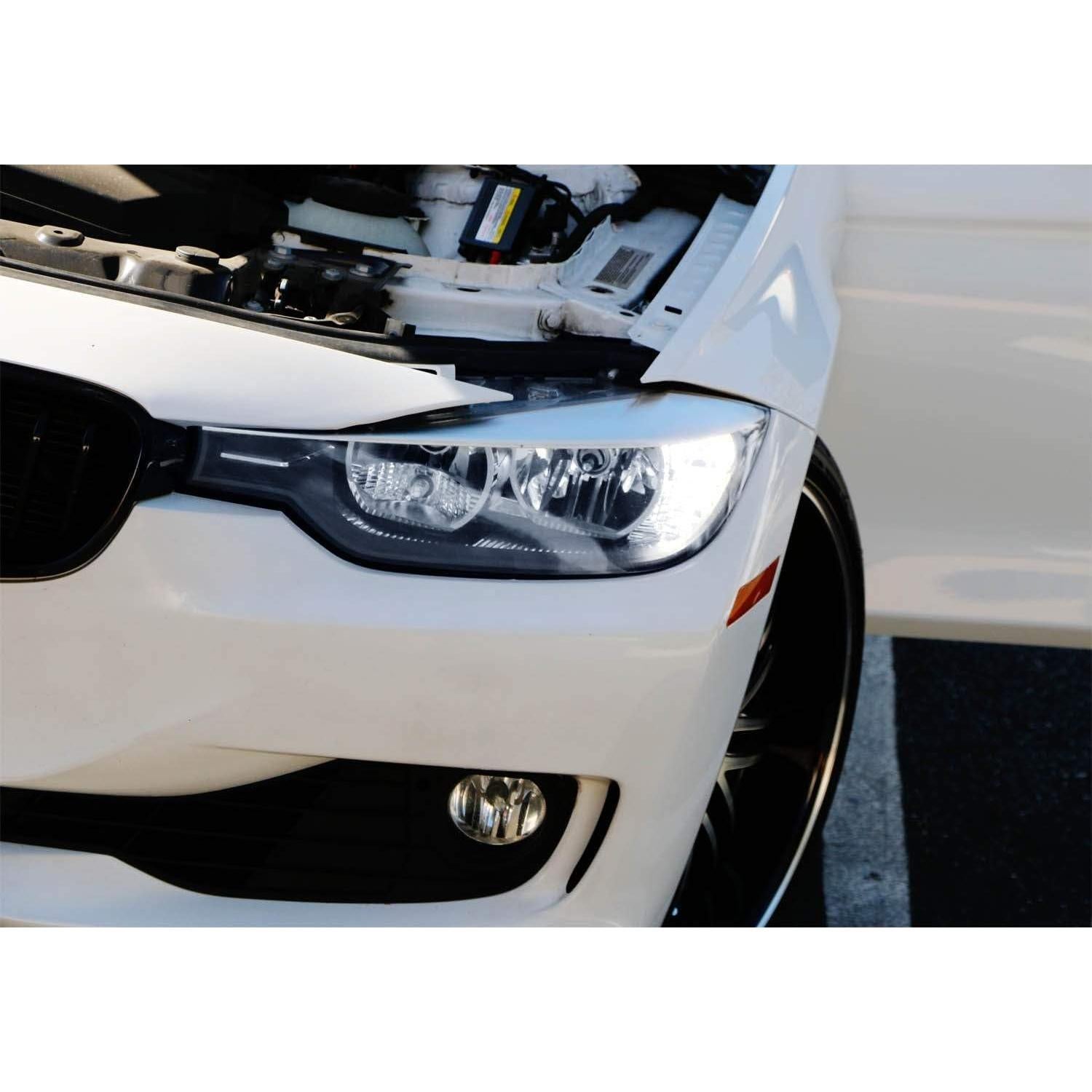 Bombillas LED iJDMTOY 54-SMD 7507 PY21W Canbus Blancas para BMW