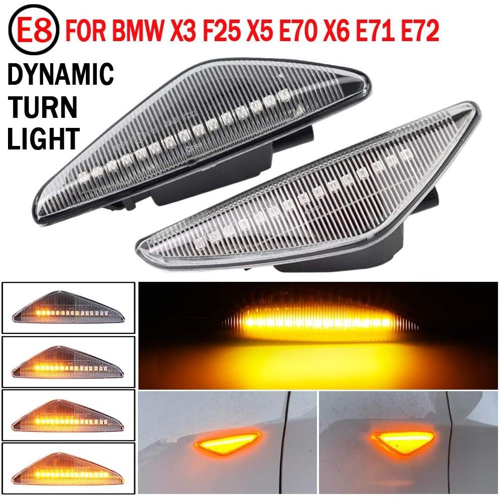 Lámpara de Señal de Giro LED Kakulkomen para BMW X3 X5 X6