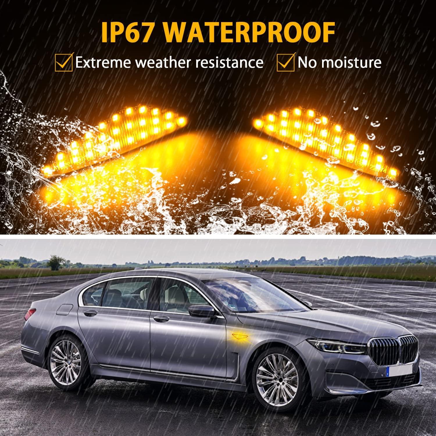 Luces de Giro Secuenciales Amarillas Asasytal para BMW X3 X5 X6