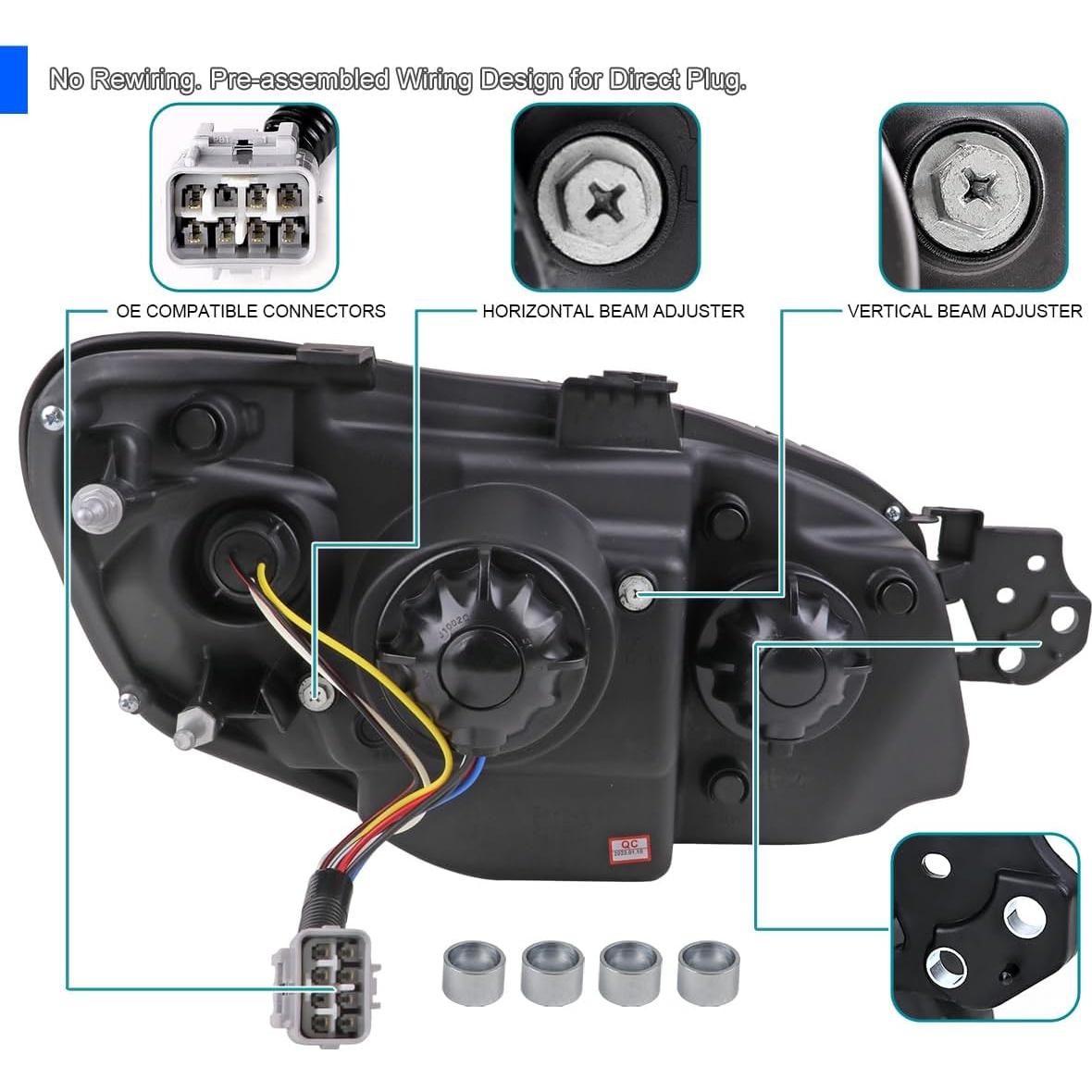 Faros Proyector SPEC-D Tuning Subaru Impreza WRX/STI 2006-2007