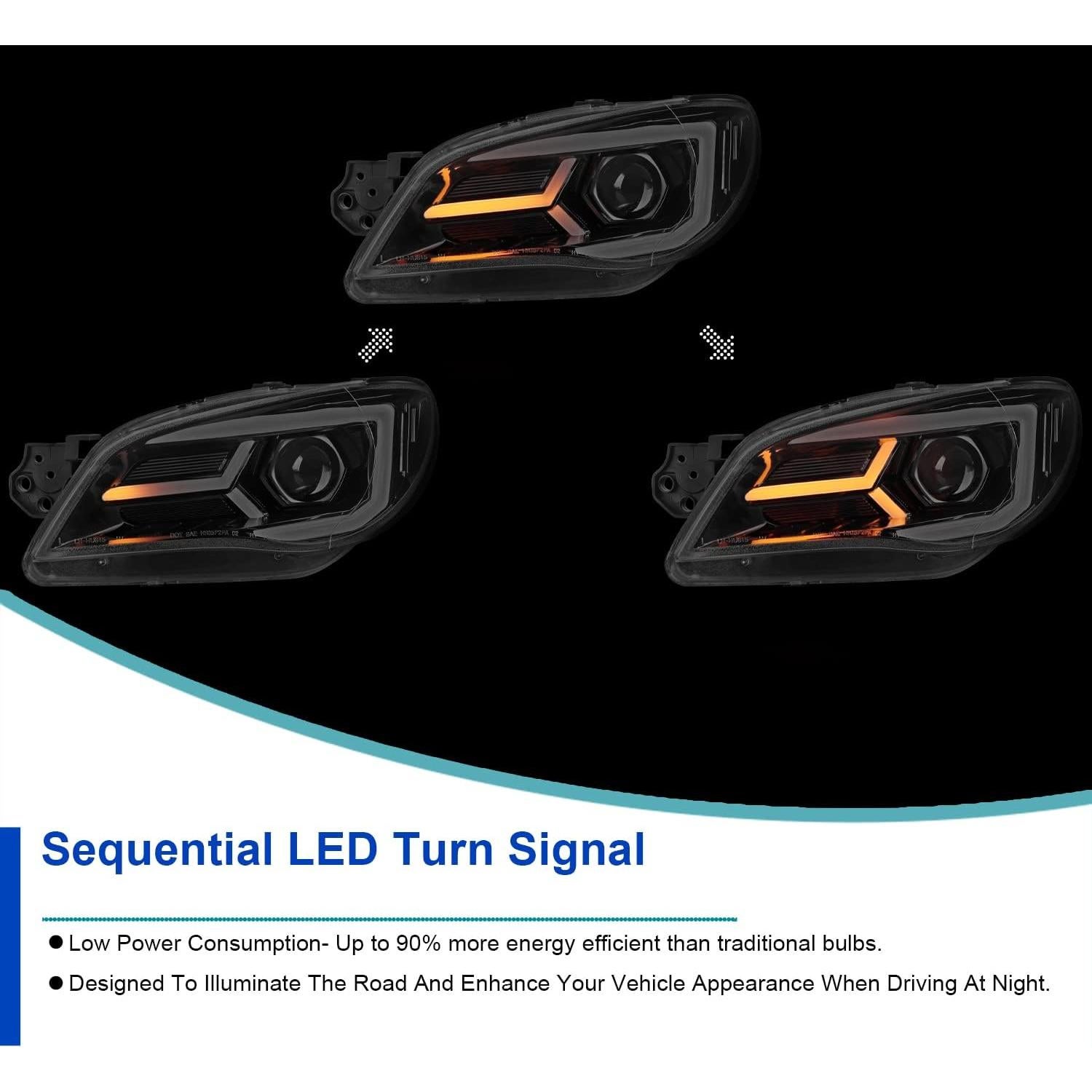 Faros Proyector SPEC-D Tuning Subaru Impreza WRX/STI 2006-2007