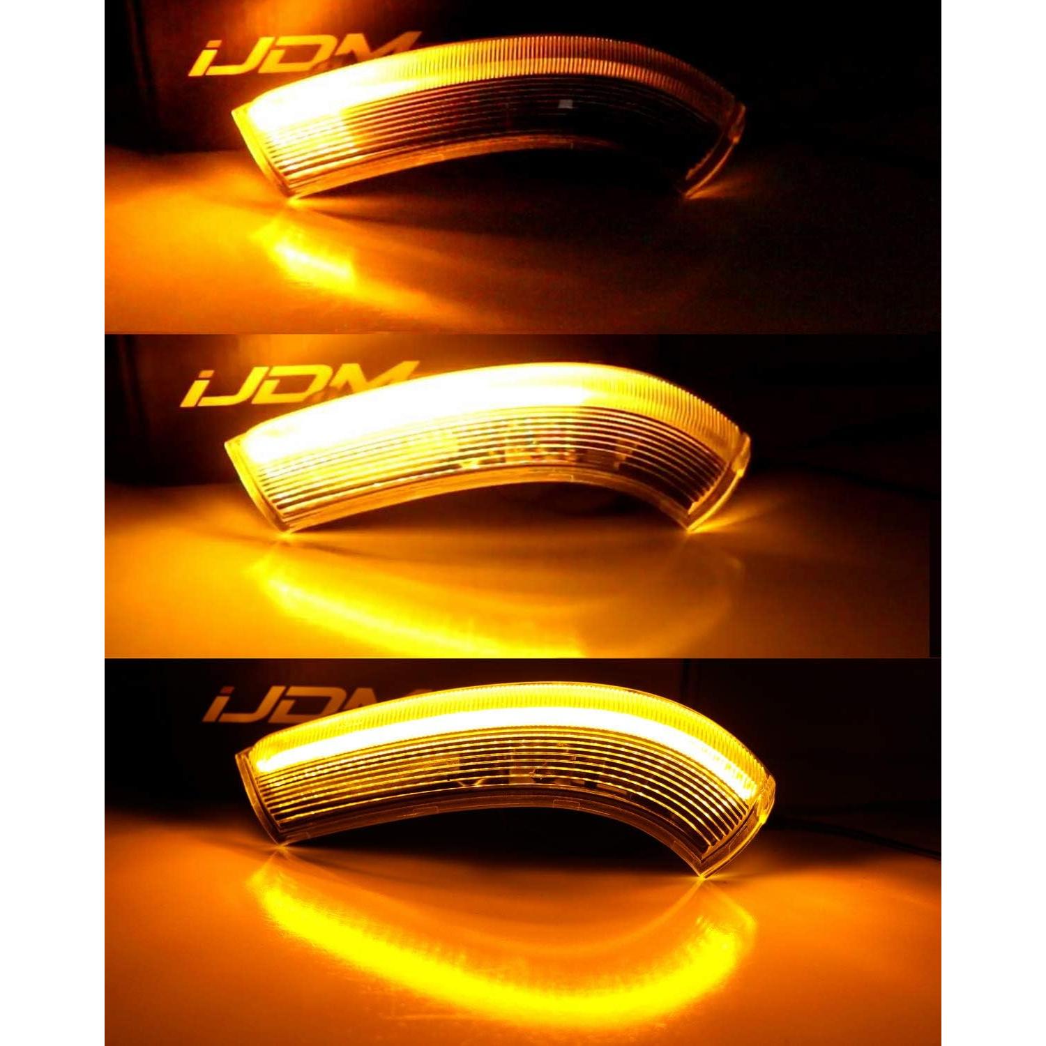 Kit Luz Señal Giro LED iJDMTOY Claro Secuencial para Volkswagen