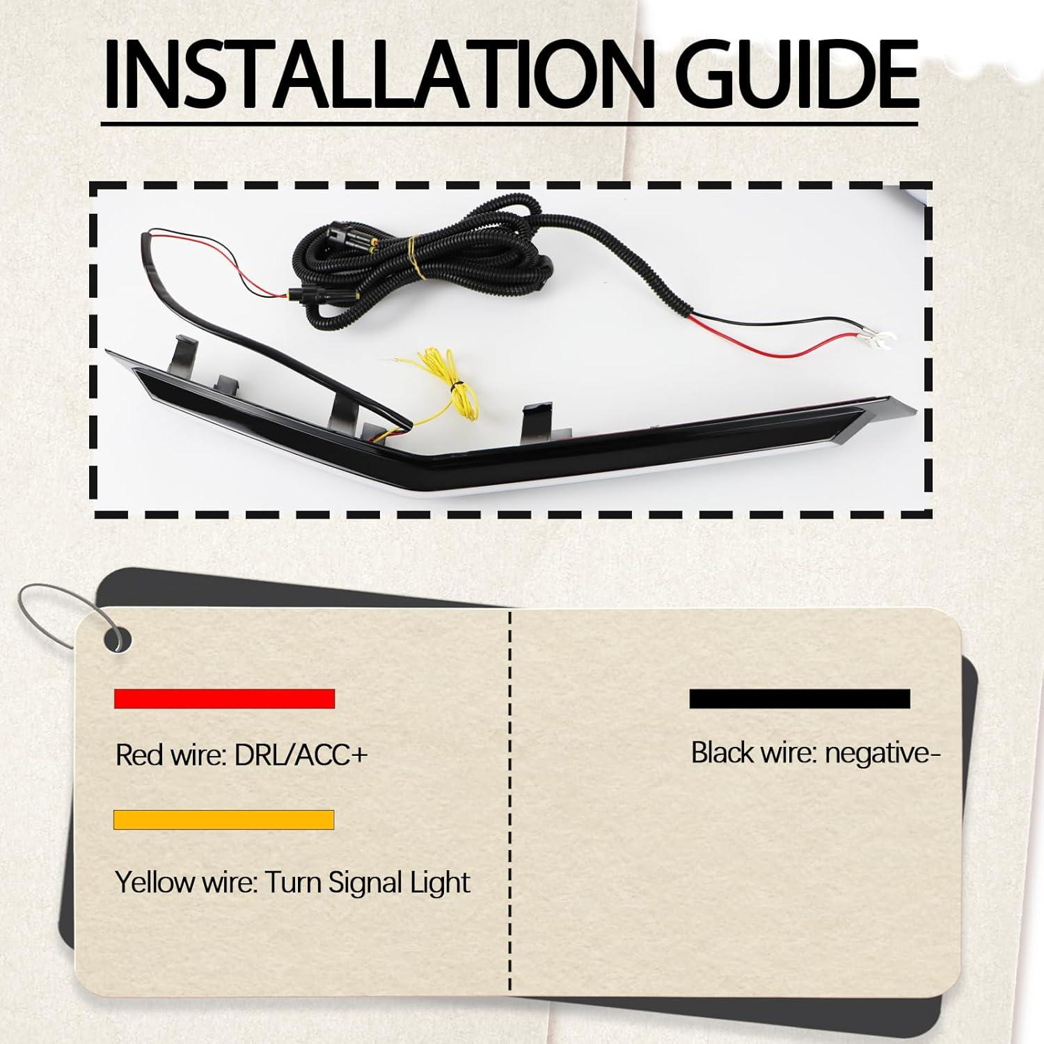 Luces de Rejilla LED BINQIGOO para Toyota Camry 2025